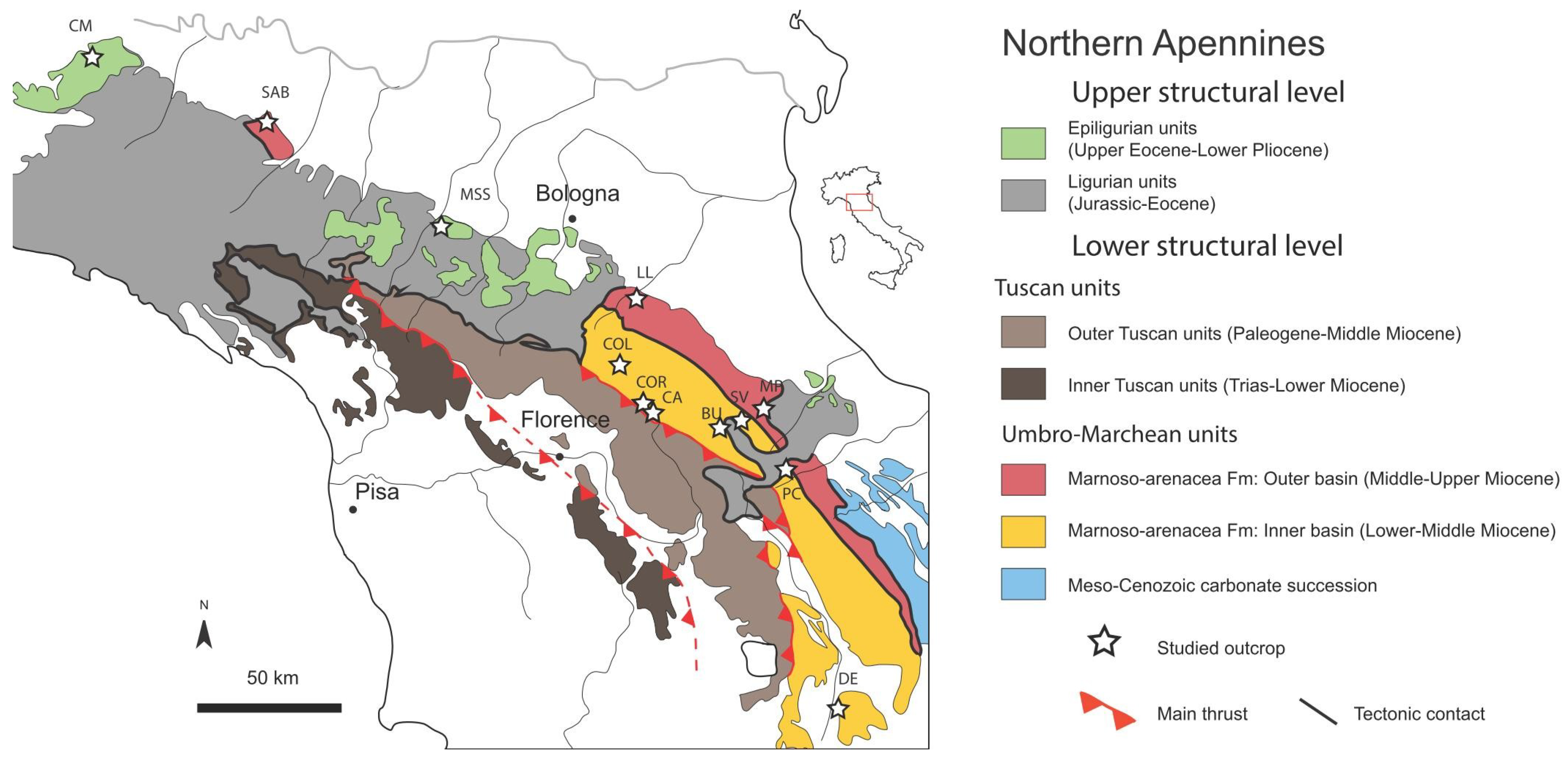 Geosciences | Free Full-Text | Evidences for Paleo-Gas Hydrate Occurrence:  What We Can Infer for the Miocene of the Northern Apennines (Italy)