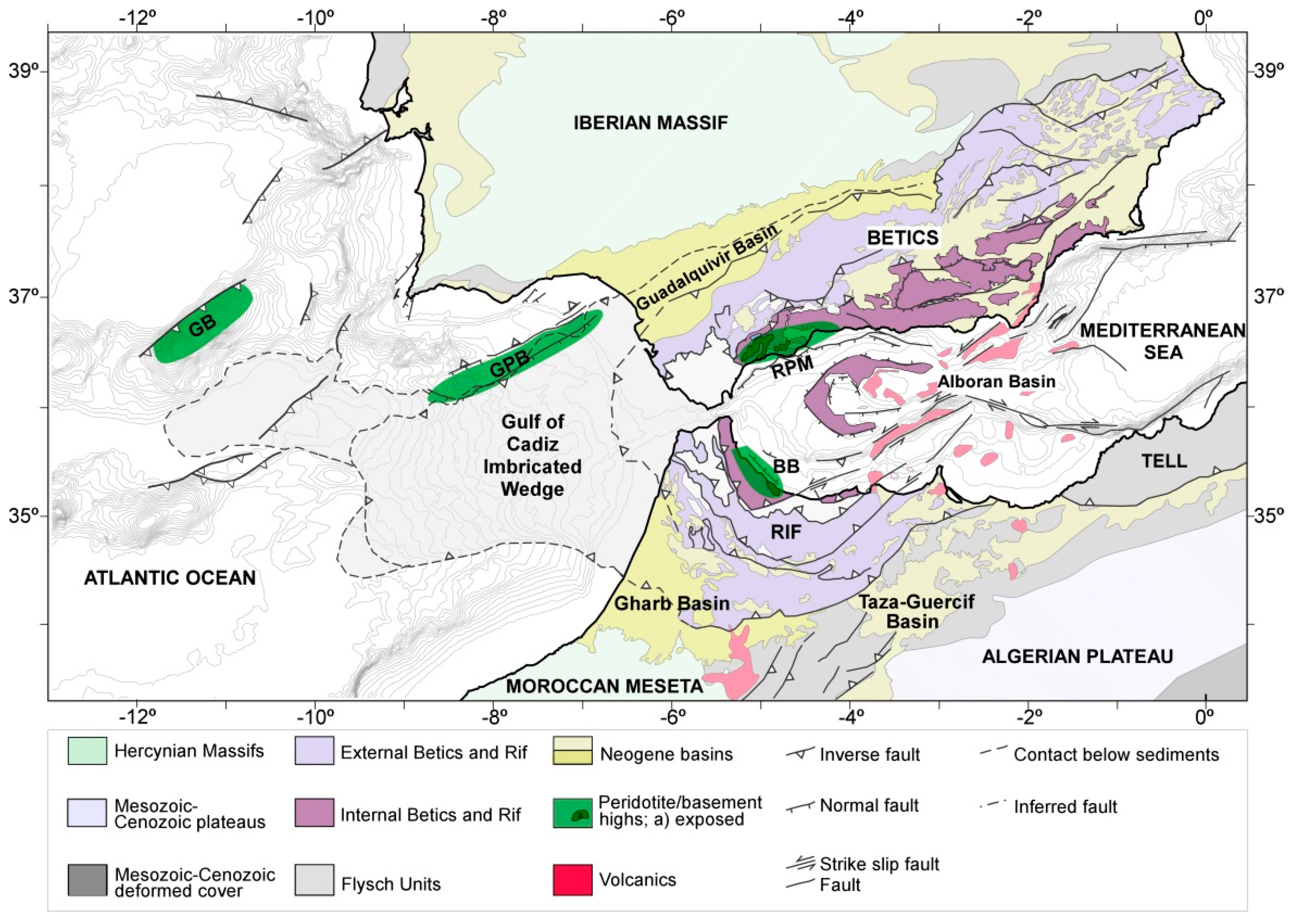 Geosciences | Free Full-Text | Evidence of Segmentation in the Iberia–Africa  Plate Boundary: A Jurassic Heritage? | HTML