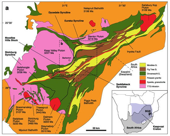 Geosciences | Free Full-Text | Multiple Sulfur Isotope Records of the 3.22  Ga Moodies Group, Barberton Greenstone Belt