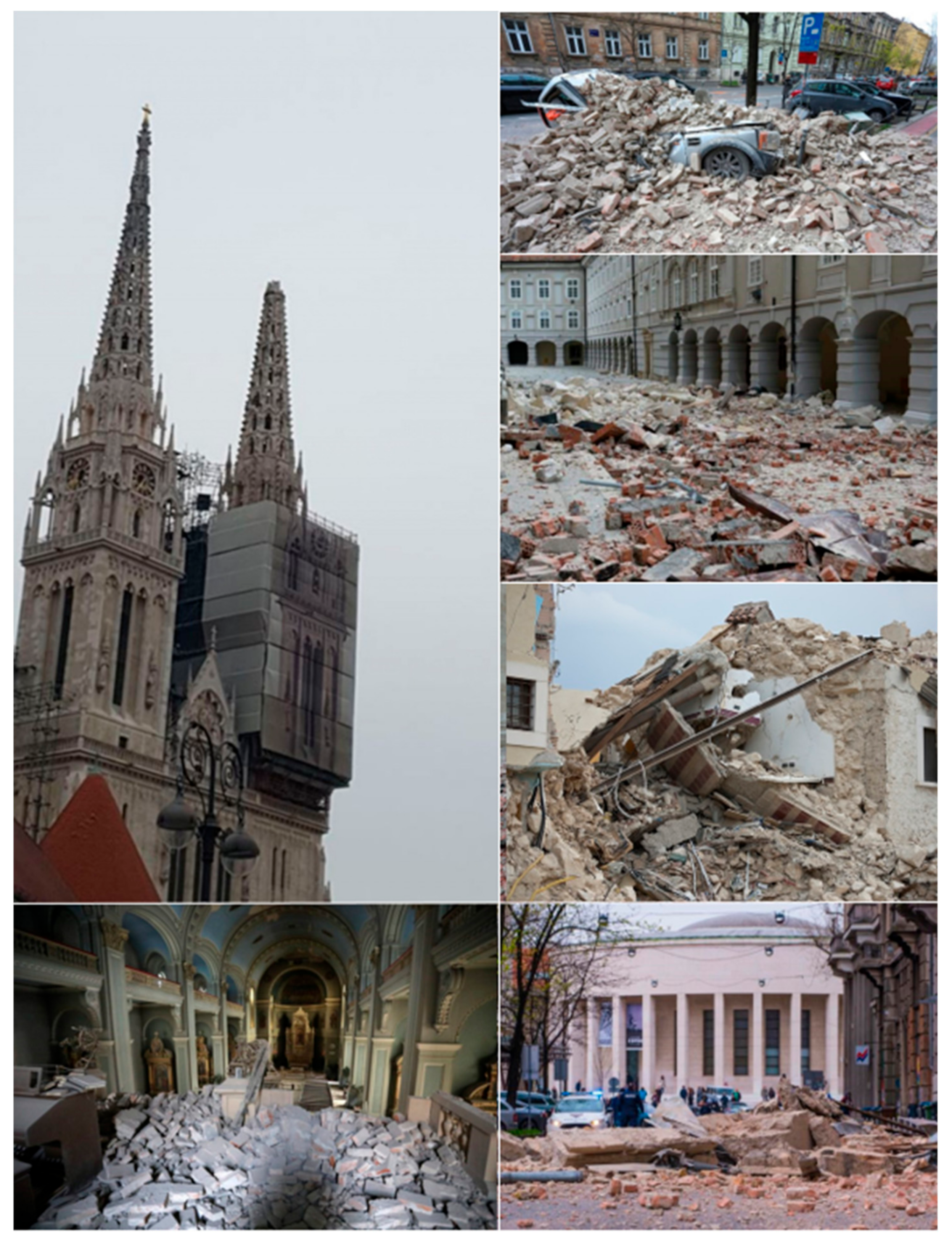 Zagreb Cathedral Damage