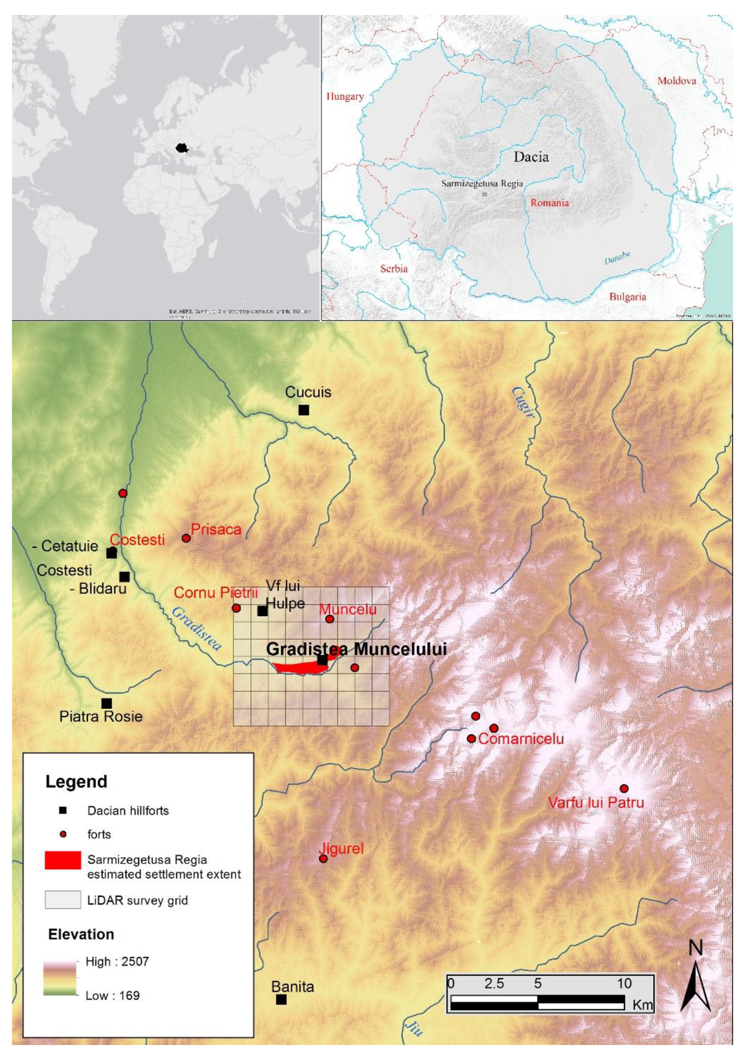 Geosciences | Free Full-Text | GIS Analysis and Spatial Networking Patterns  in Upland Ancient Warfare: The Roman Conquest of Dacia