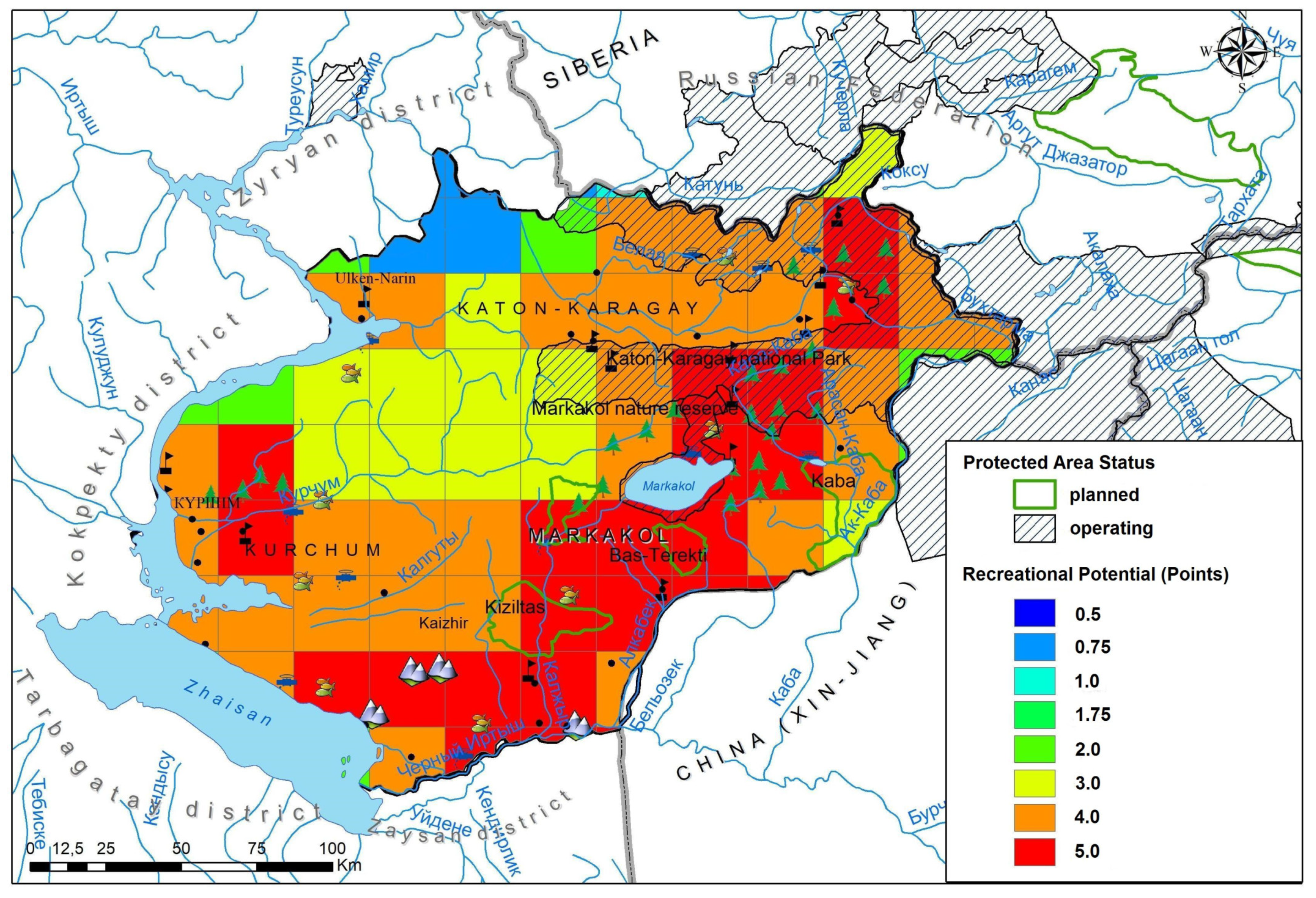 Geosciences | Free Full-Text | Territorial Assessment of the East  Kazakhstan Geo/Ecotourism: Sustainable Travel Prospects in the Southern  Altai Area | HTML