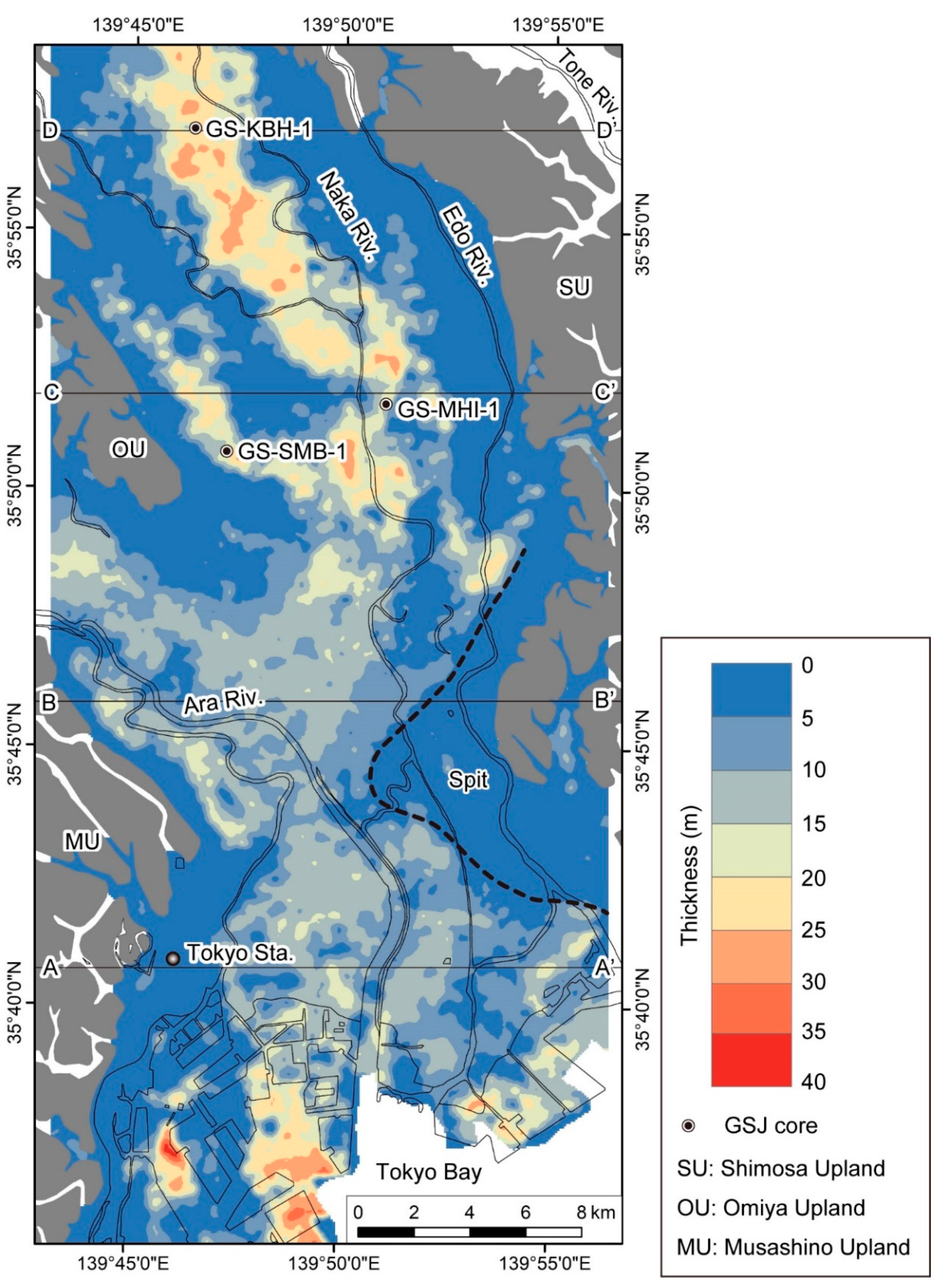 Geosciences Free Full Text Distribution Of Holocene Marine Mud And Its Relation To Damage From The 1923 Earthquake Disaster In The Tokyo Metropolitan Area Japan Html