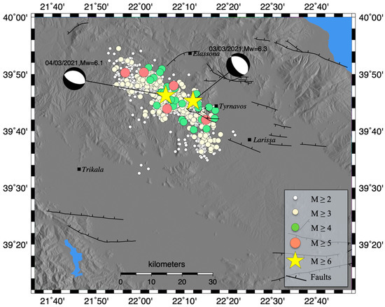 Geosciences | Free Full-Text | Seismicity Patterns Prior to the Thessaly  (Mw6.3) Strong Earthquake on 3 March 2021 in Terms of Multiresolution  Wavelets and Natural Time Analysis | HTML