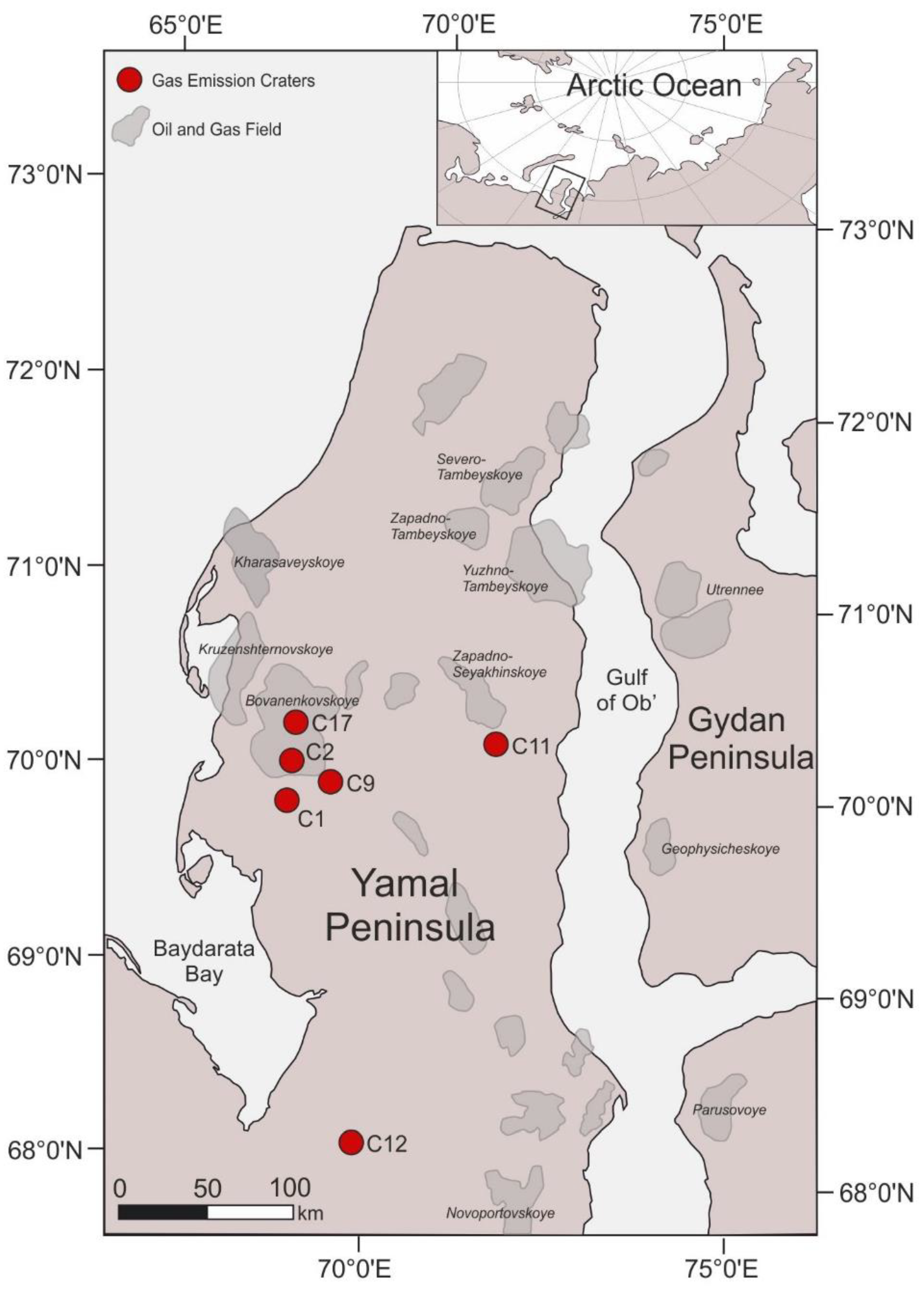 Geosciences | Free Full-Text | Formation of Gas-Emission Craters in  Northern West Siberia: Shallow Controls