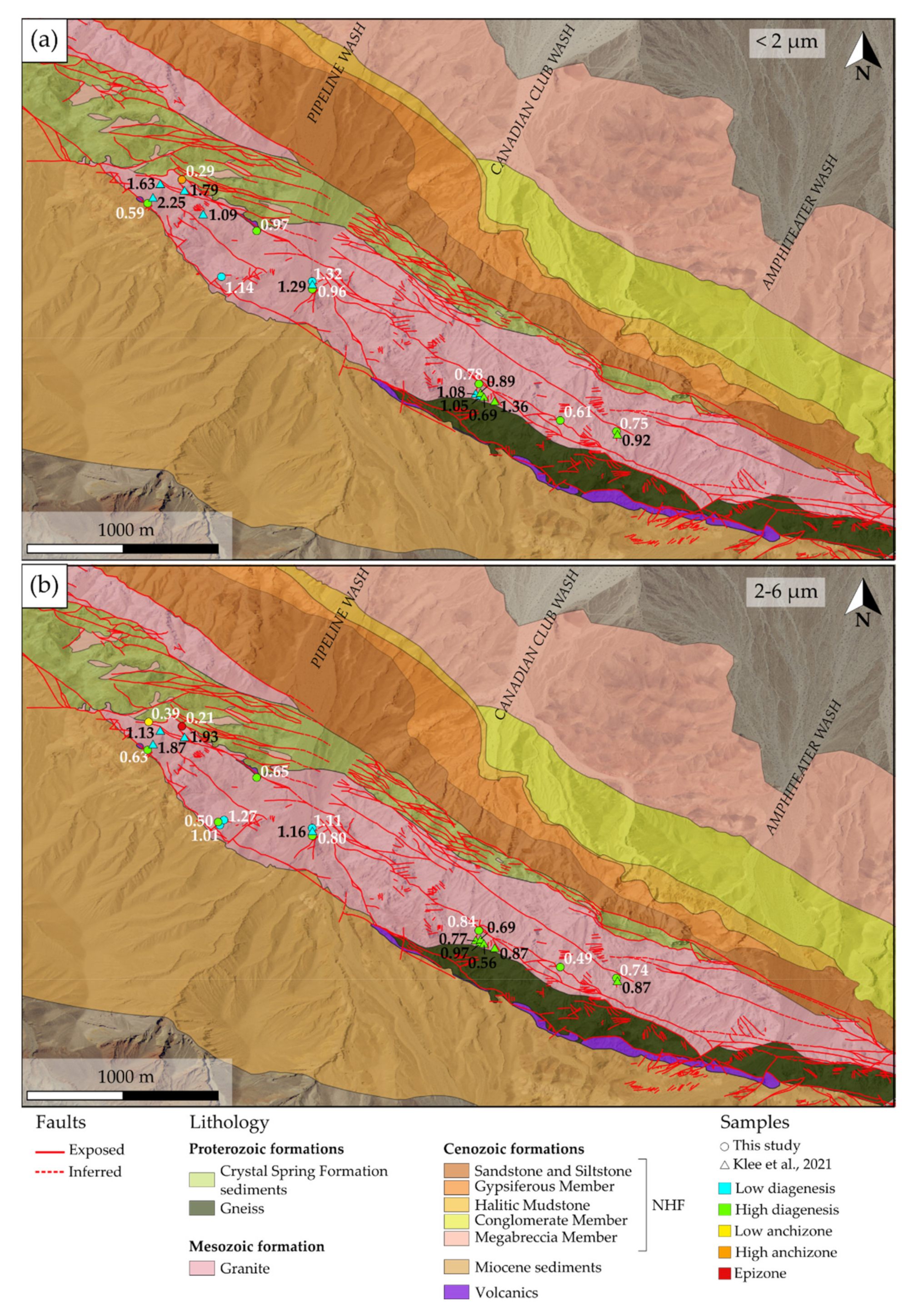 Geosciences | Free Full-Text | Fluid-Rock Interactions in a  Paleo-Geothermal Reservoir (Noble Hills Granite, California, USA). Part 2:  The Influence of Fracturing on Granite Alteration Processes and Fluid  Circulation at Low to