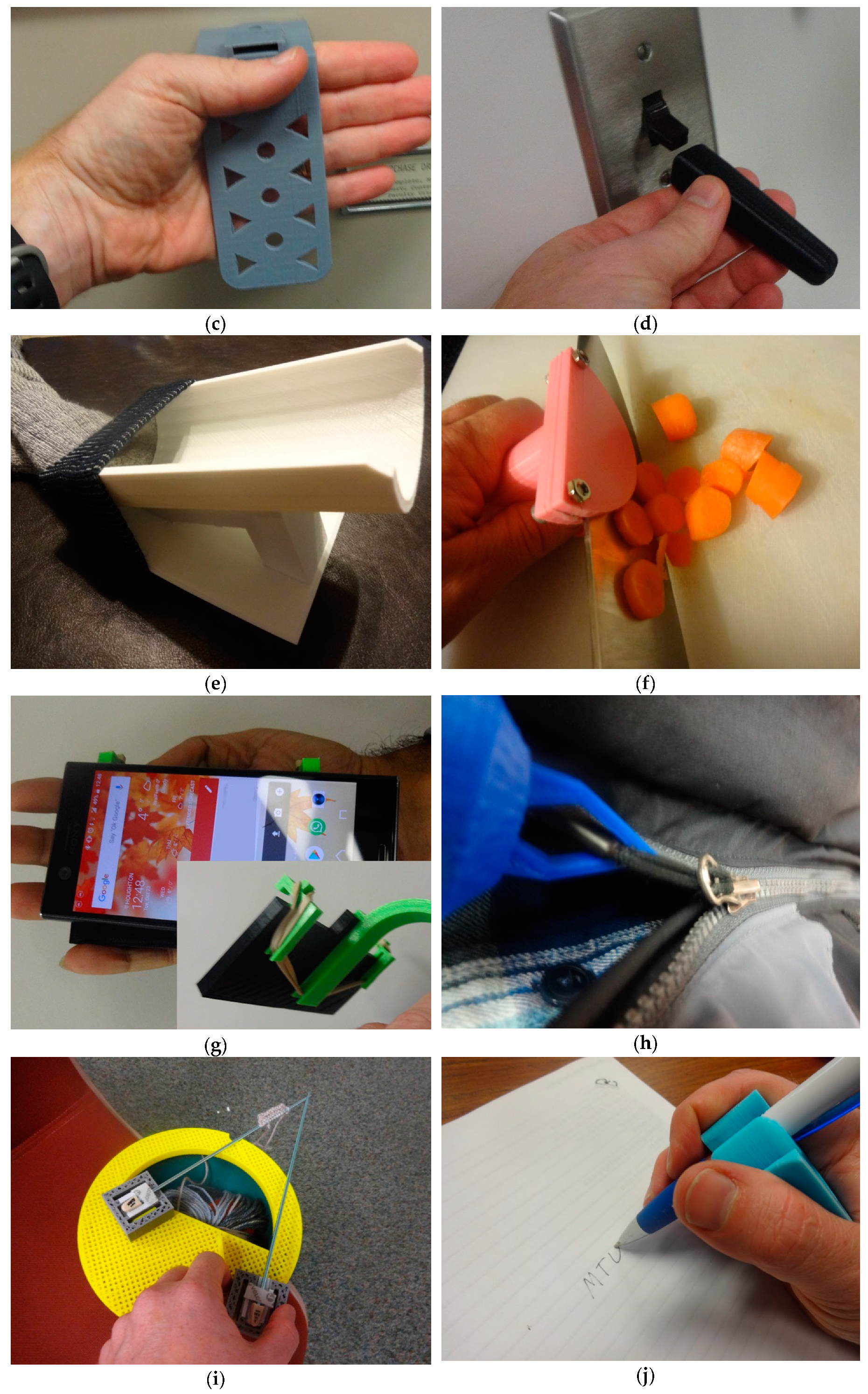 3D Printable Knife Guide Arthritis Aid by Christopher Thormodson