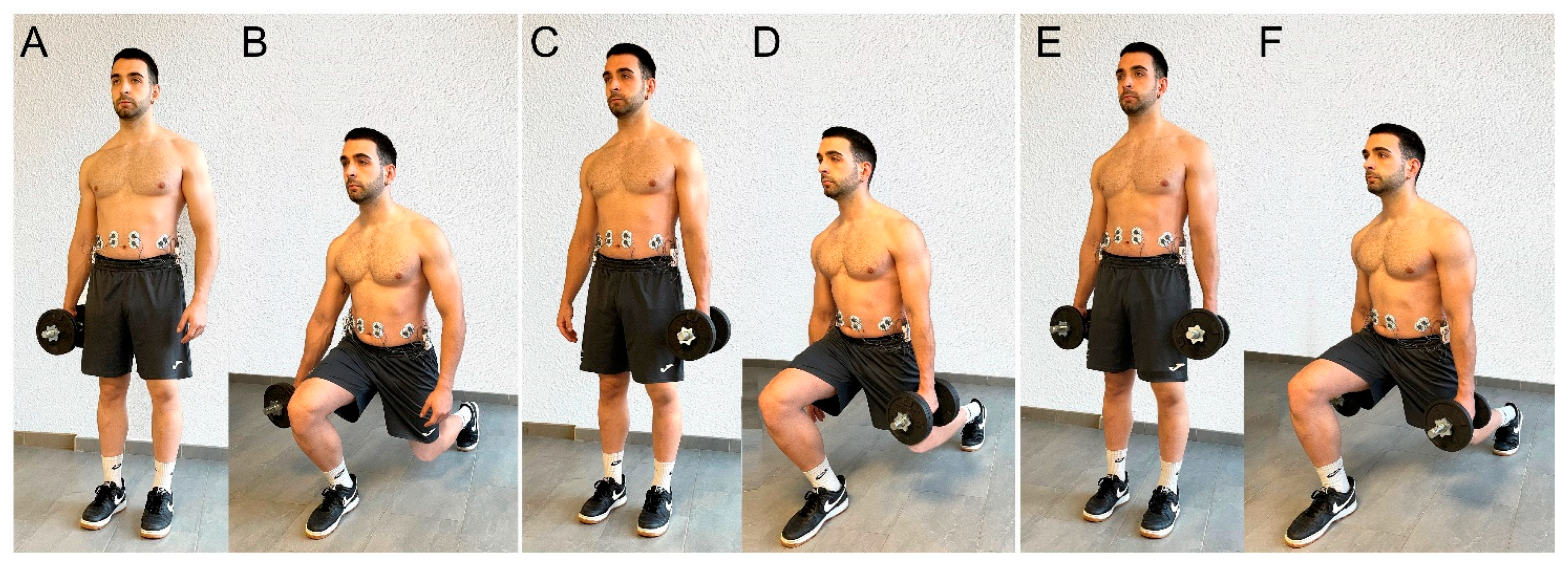 Differences in trunk and lower extremity muscle activity during squatting  exercise with and without hammer swing