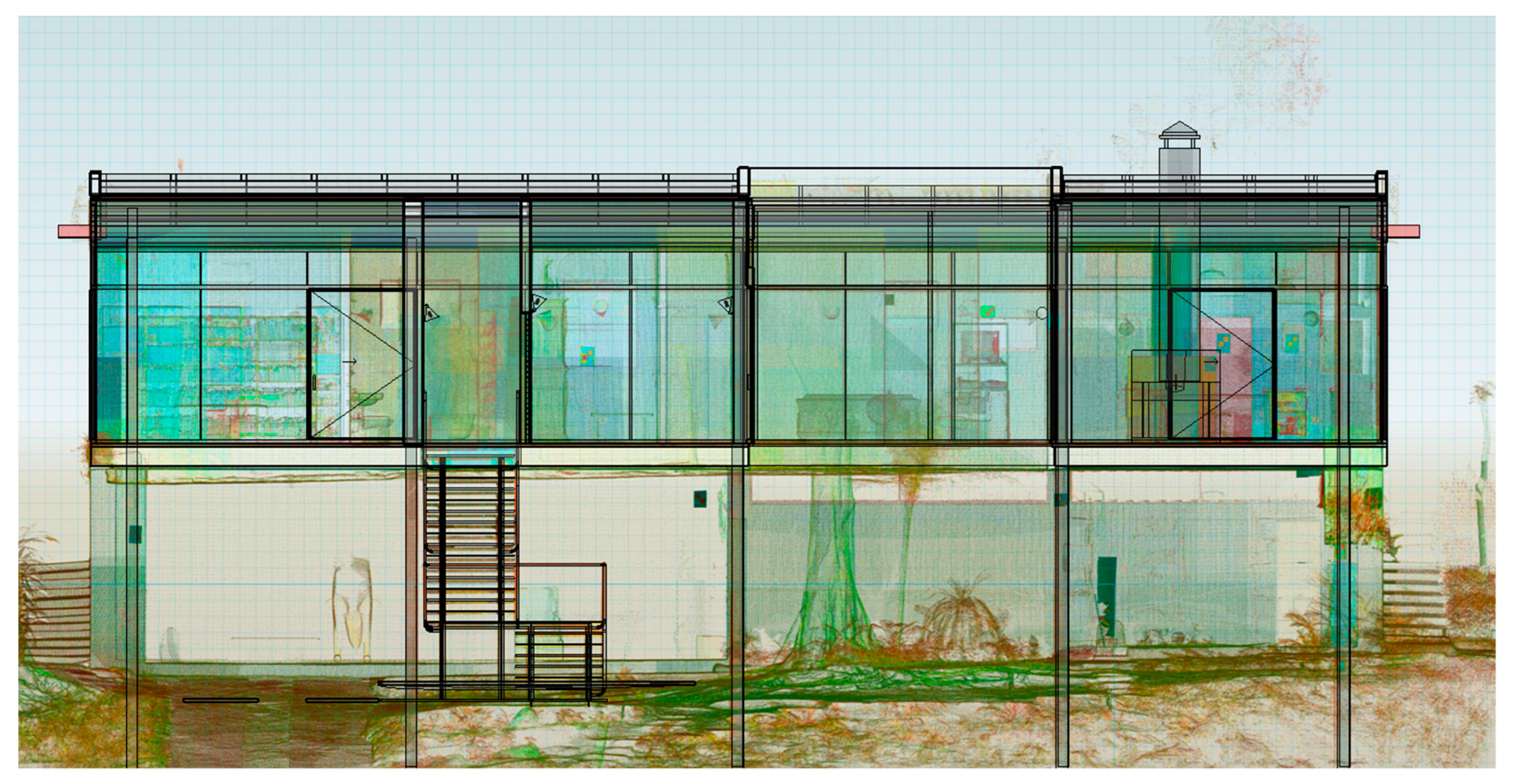 Heritage | Free Full-Text | HBIM Development of A Brazilian Modern  Architecture Icon: Glass House by Lina Bo Bardi