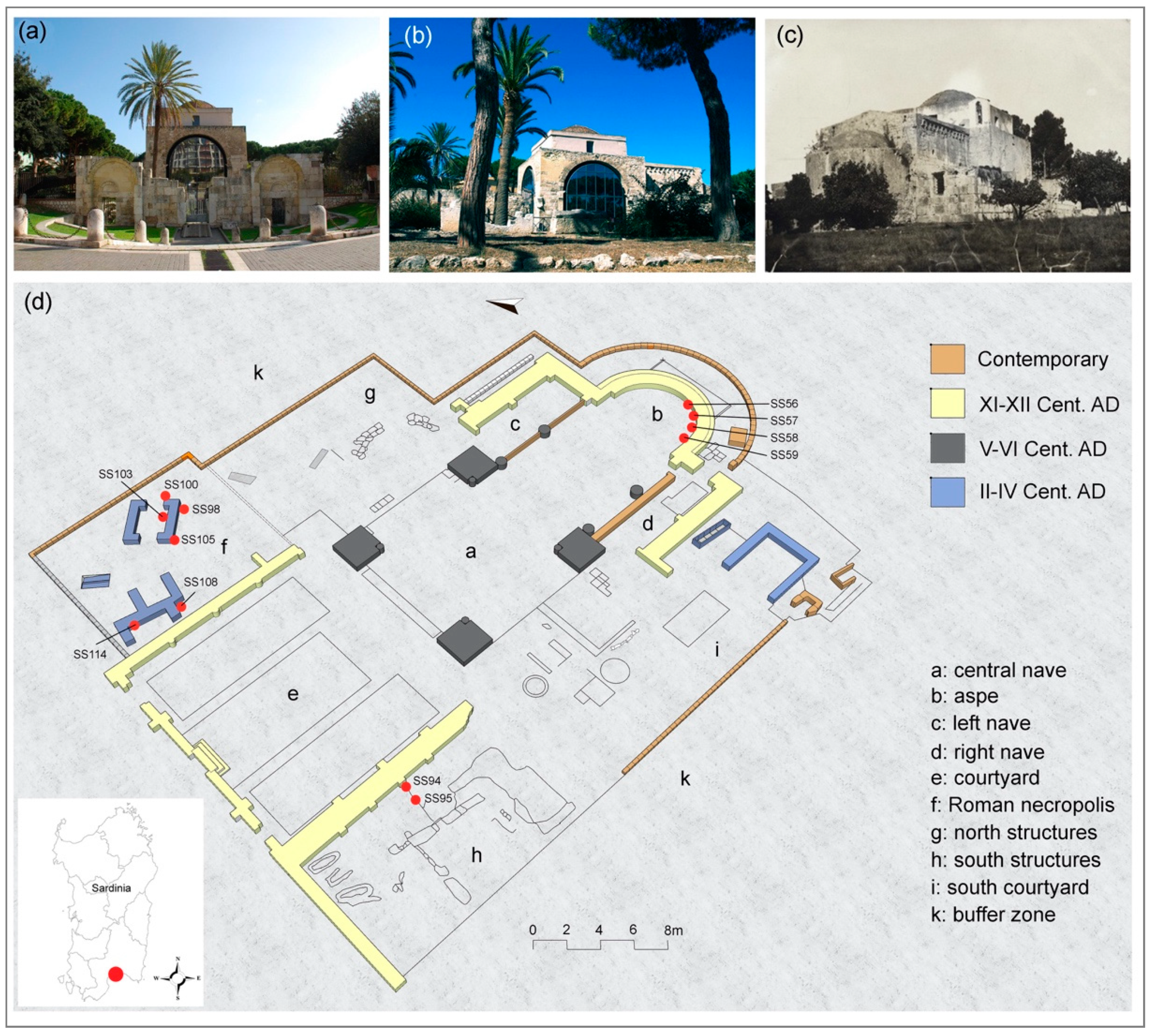 Heritage | Free Full-Text | The San Saturnino Basilica (Cagliari, Italy):  An Up-Close Investigation about the Archaeological Stratigraphy of Mortars  from the Roman to the Middle Ages | HTML