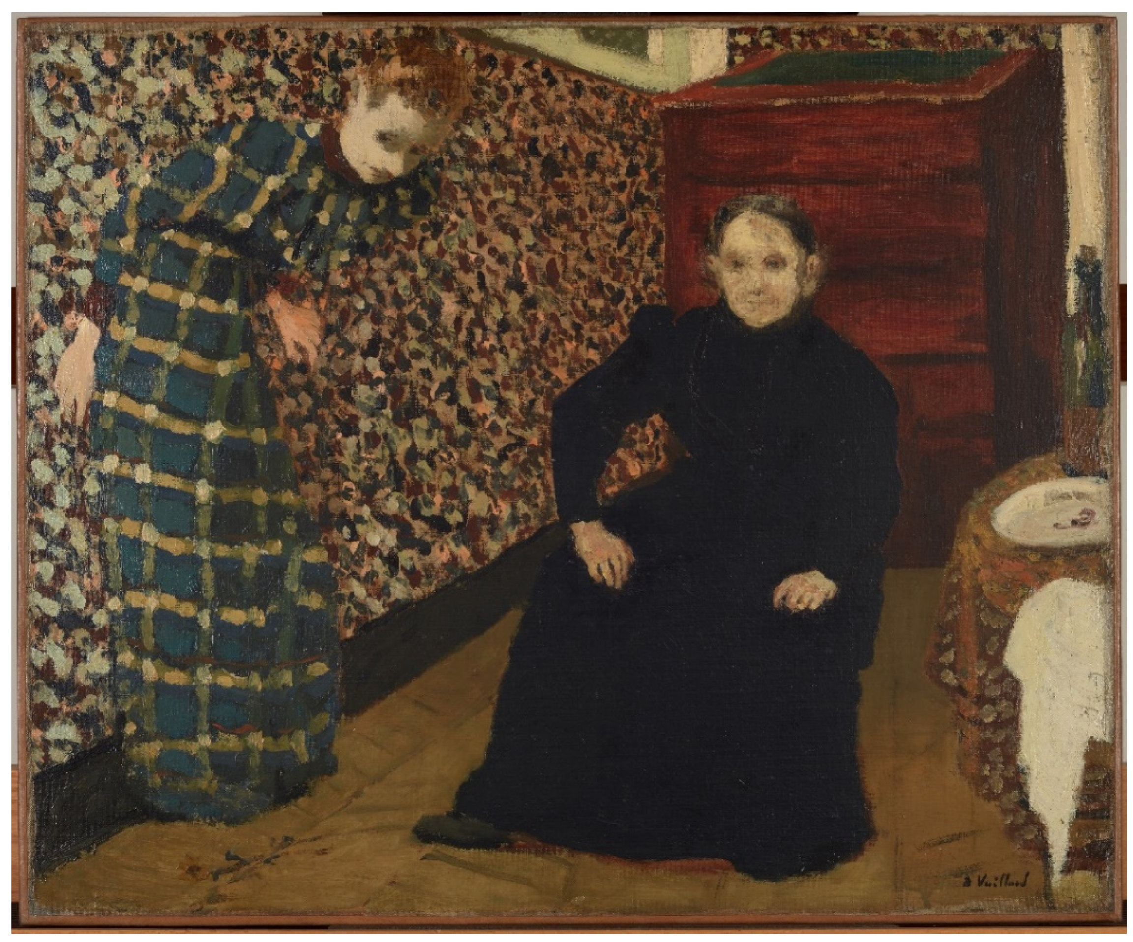 Heritage | Free Full-Text | Complex Relationships: A Materials Study of Édouard  Vuillard's Interior, Mother and Sister of the Artist