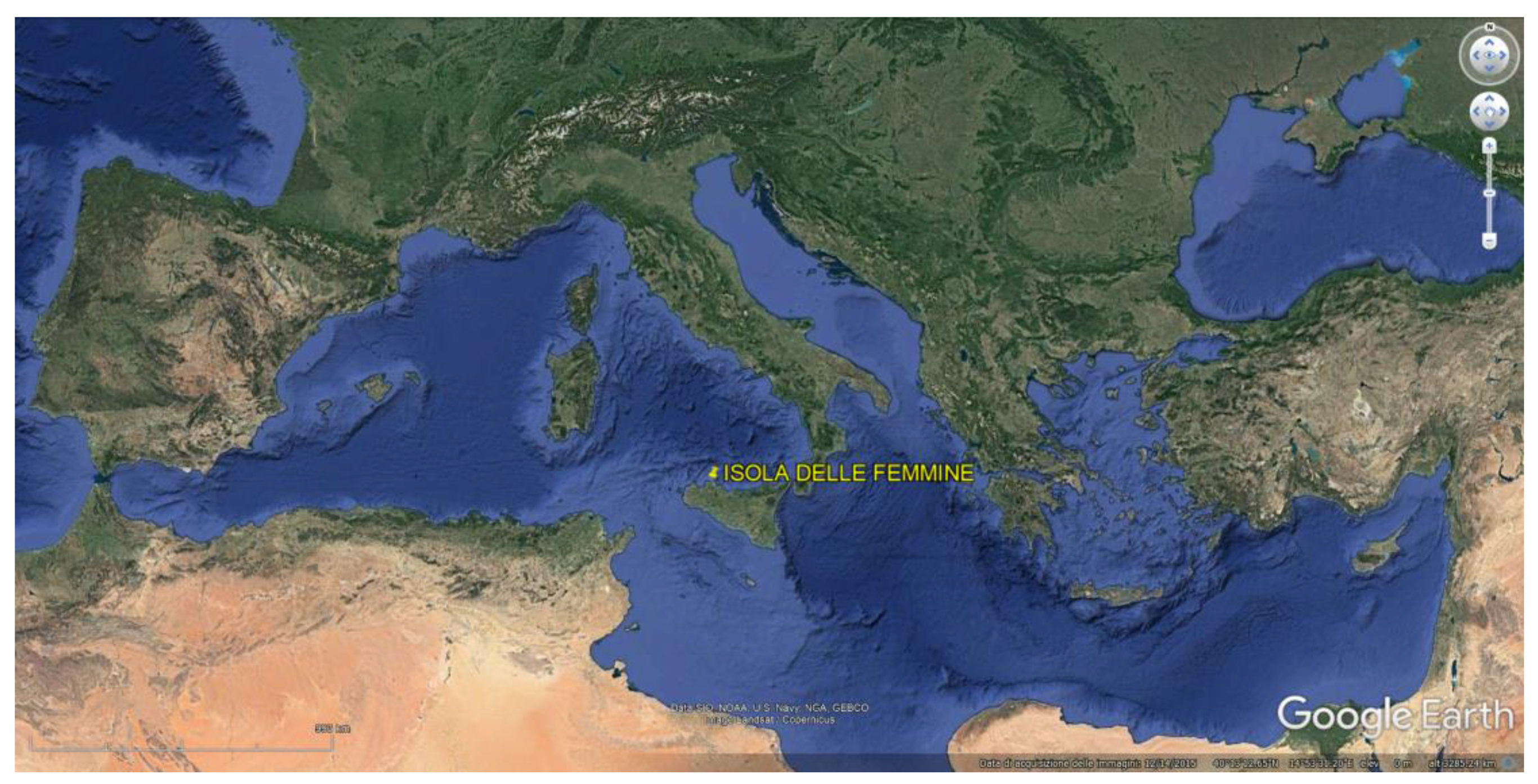 Heritage | Free Full-Text | The WAS Project&mdash;Waterscape Archaeology in  Sicily at Isola delle Femmine (PA, Italy): Submerged and Emerged Heritage
