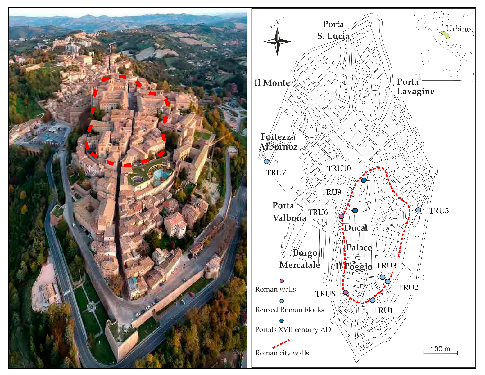 Heritage | Free Full-Text | Geological Insights on the Calcareous Tufas  (Pietra Spugna) Used as Building and Ornamental Stones in the UNESCO  Historical Centre of Urbino (Marche Region, Italy)