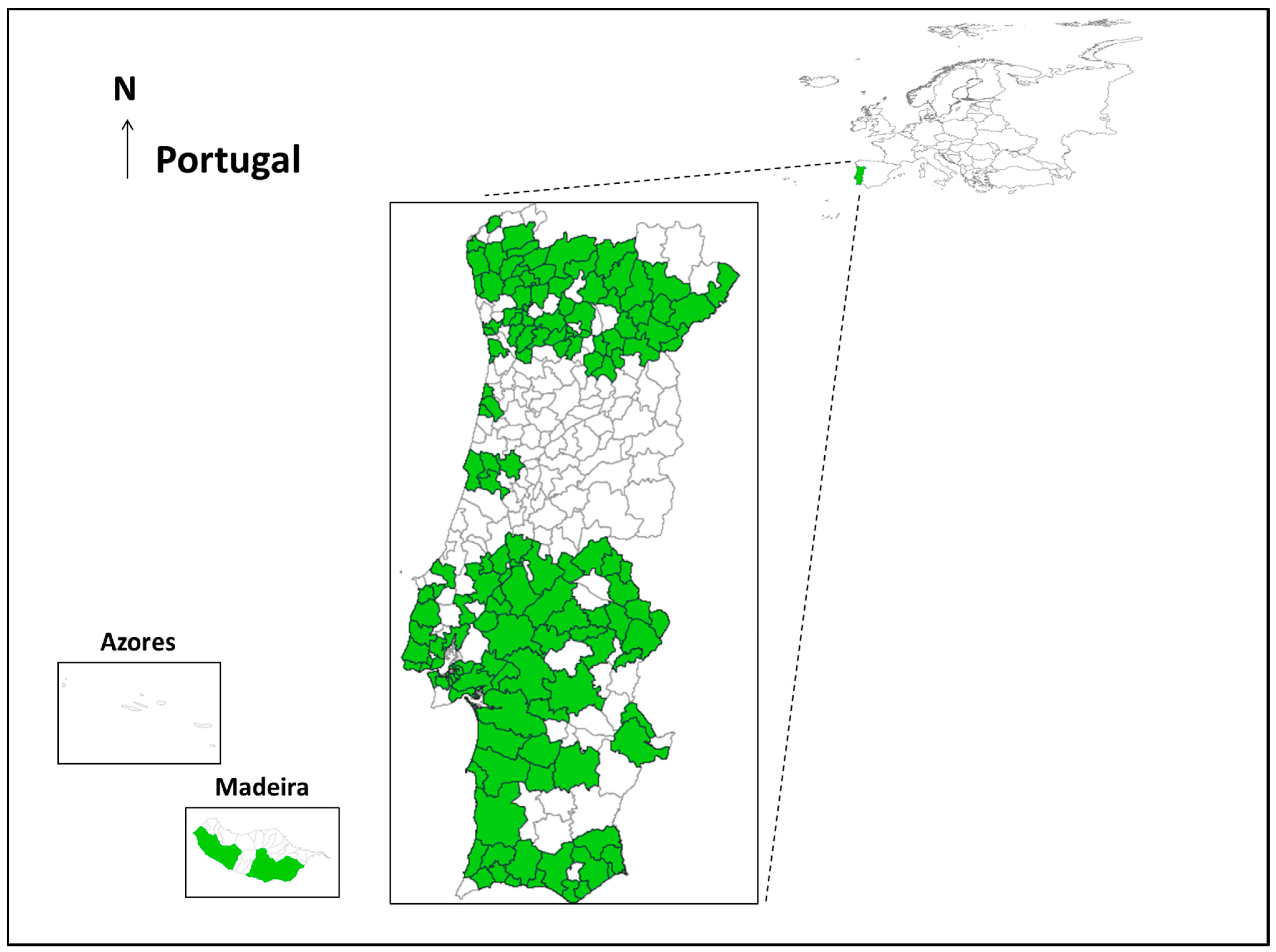 IJERPH | Free Full-Text | Mosquito Surveillance for Prevention and Control  of Emerging Mosquito-Borne Diseases in Portugal — 2008–2014 | HTML
