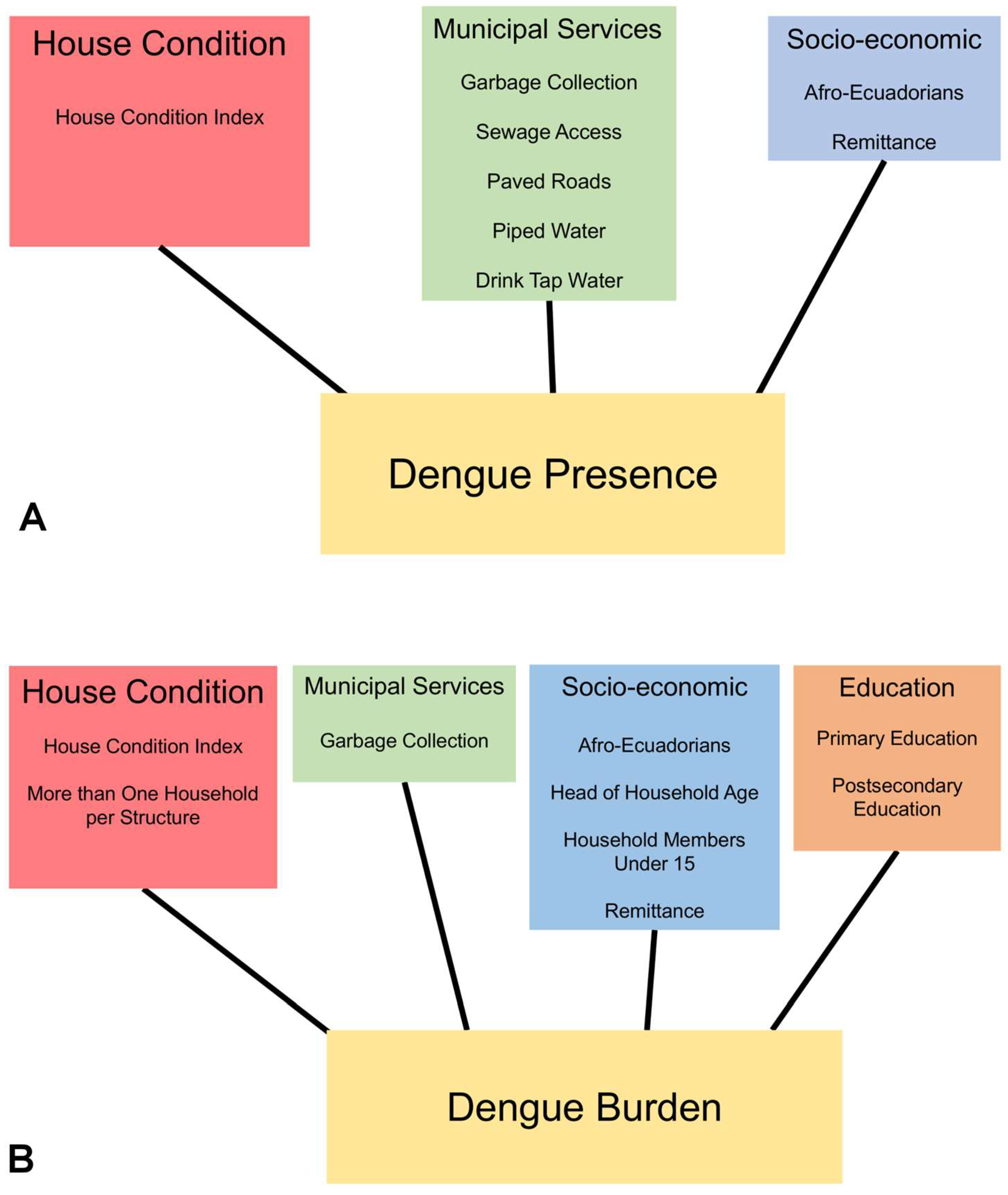 Description and burden of conditions of household members who