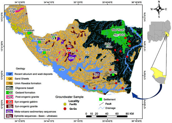 Ijerph Free Full Text Geospatial Distributions Of Groundwater Quality In Gedaref State Using Geographic Information System Gis And Drinking Water Quality Index Dwqi Html