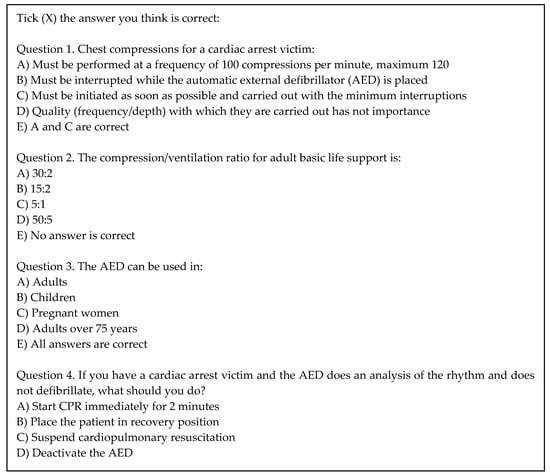 Ijerph Free Full Text Lay People Training In Cpr And In The Use Of An Automated External Defibrillator And Its Social Impact A Community Health Study Html