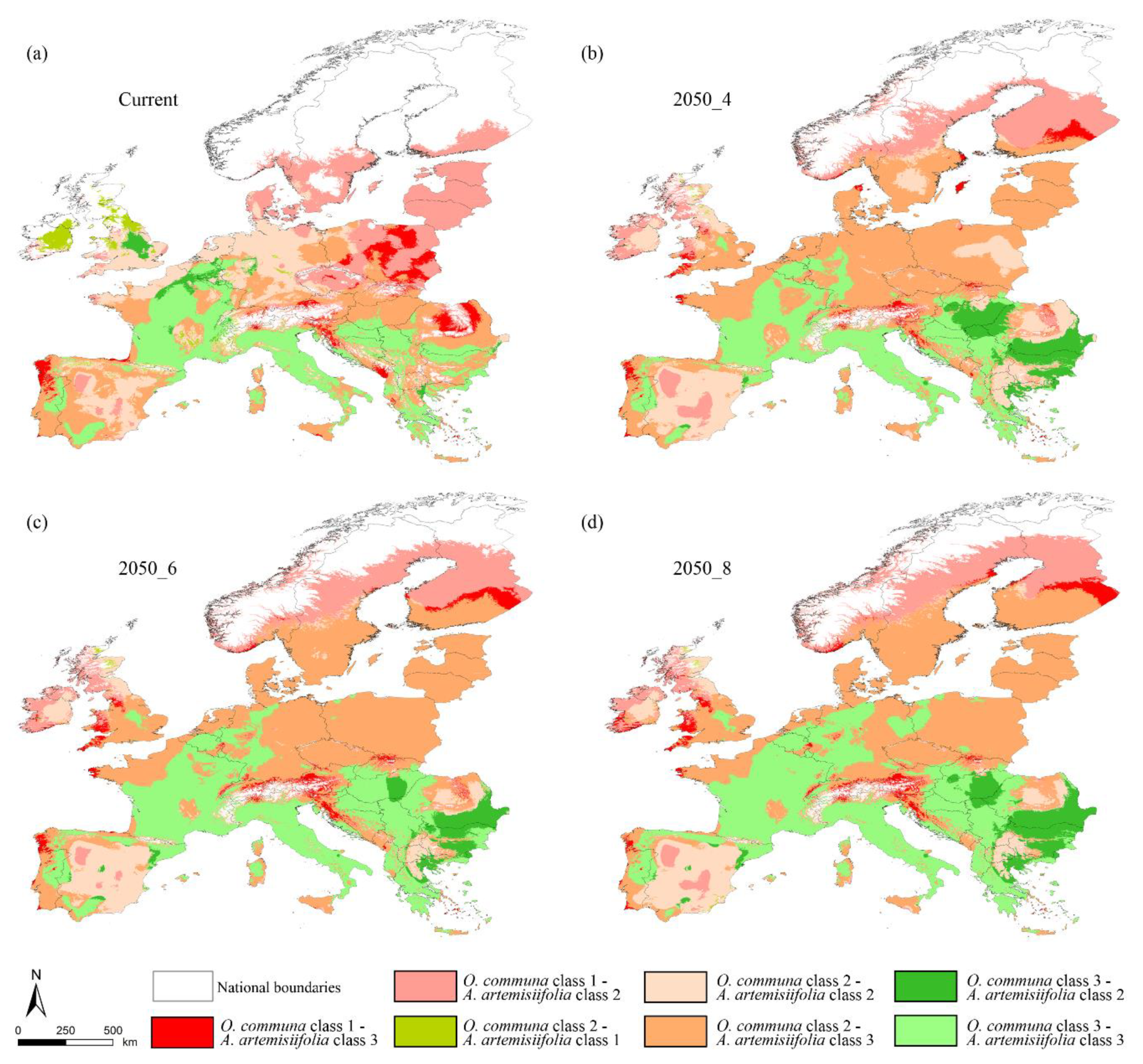 Ijerph Free Full Text Investigating The Current And Future Co Occurrence Of Ambrosia Artemisiifolia And Ophraella Communa In Europe Through Ecological Modelling And Remote Sensing Data Analysis Html