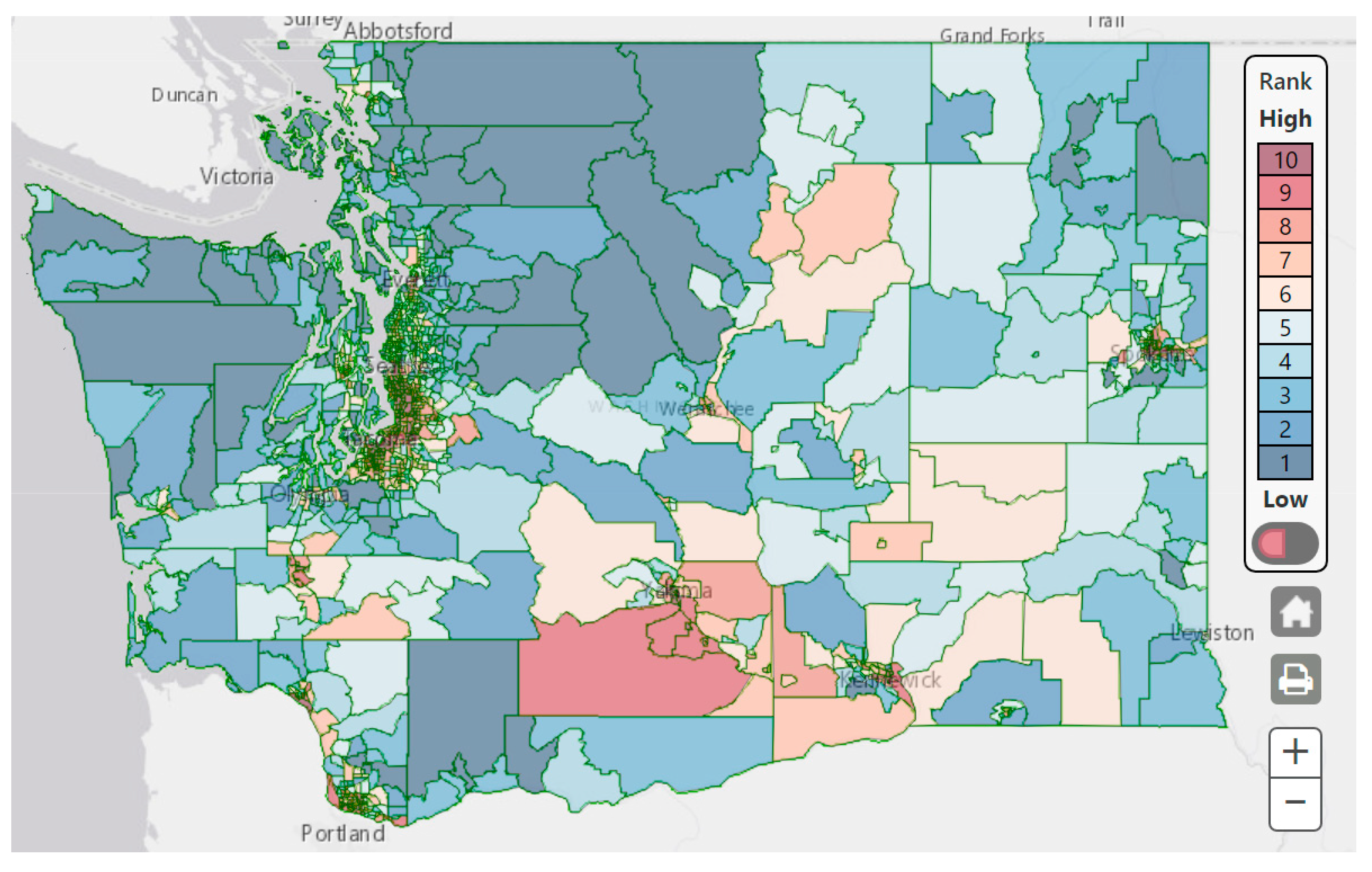 IJERPH  Free Full-Text  The Washington State Environmental Health Disparities Map: Development 