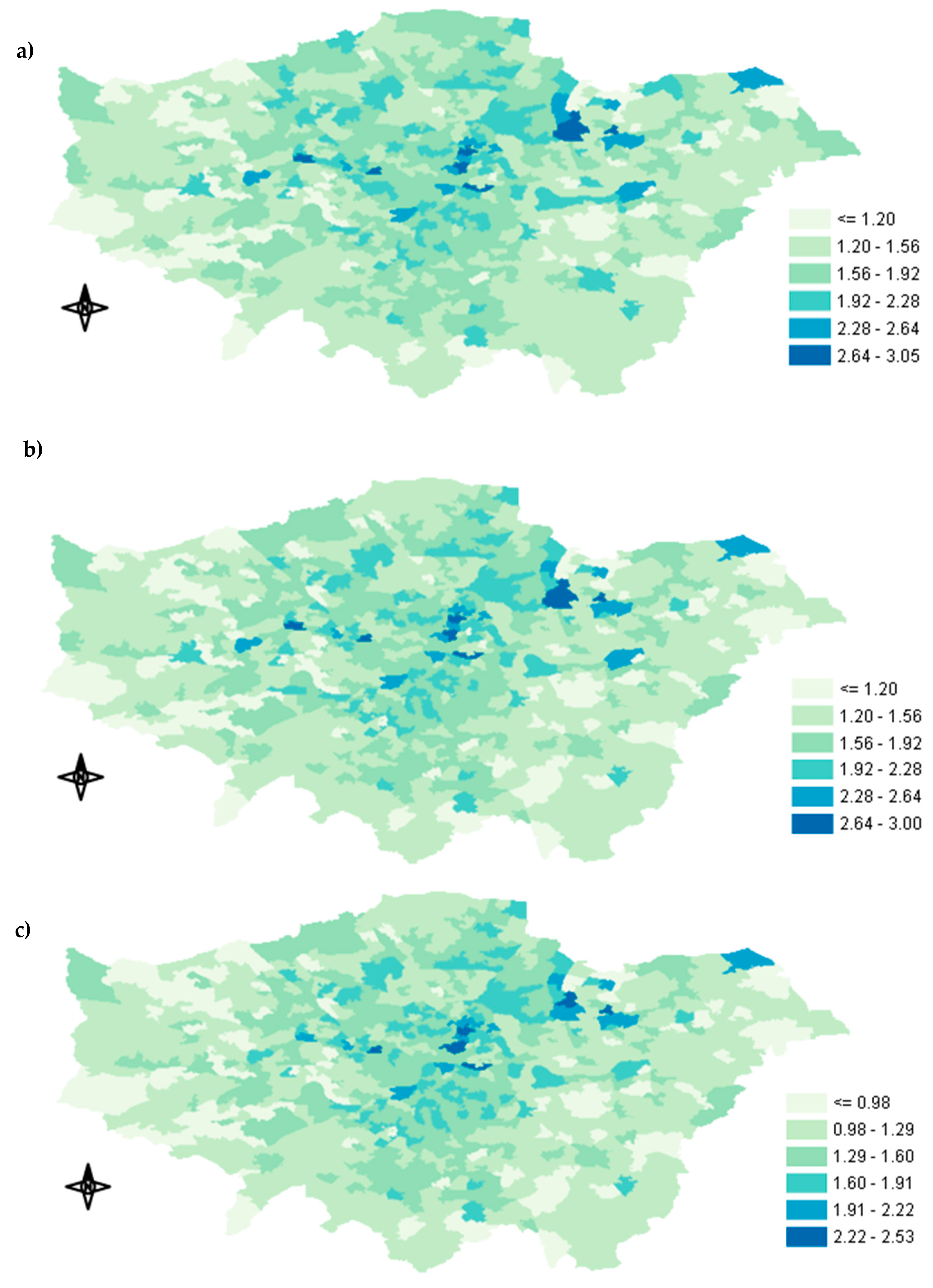 IJERPH | Free Full-Text | Quantifying the Health Burden Misclassification  from the Use of Different PM2.5 Exposure Tier Models: A Case Study of  London | HTML