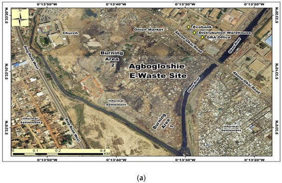 Madina Accra Ghana Map Ijerph | Free Full-Text | Effect Of Particulate Matter Exposure On  Respiratory Health Of E-Waste Workers At Agbogbloshie, Accra, Ghana | Html