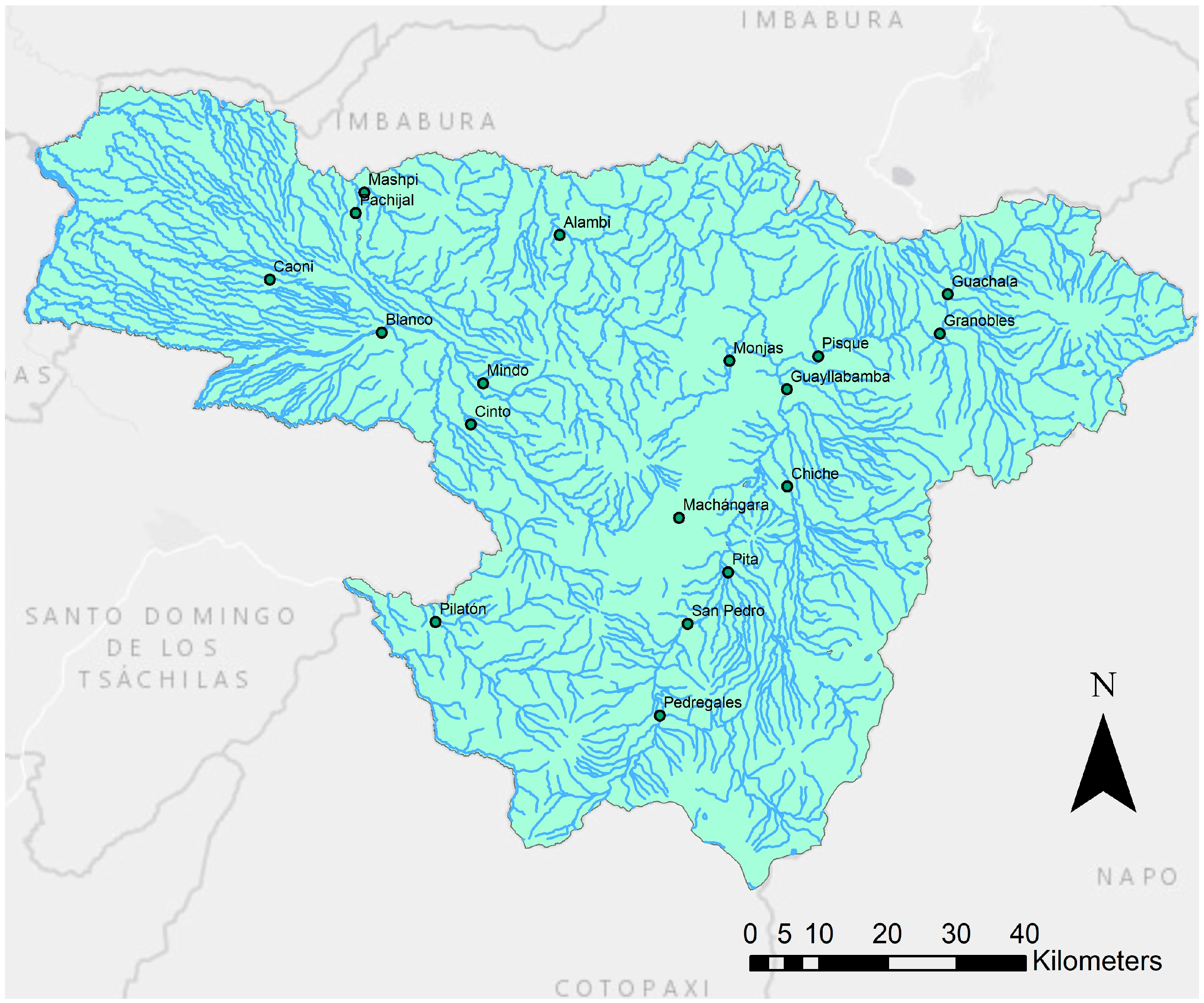 IJERPH | Free Full-Text | Determination of the Microbial and Chemical Loads  in Rivers from the Quito Capital Province of Ecuador (Pichincha)—A  Preliminary Analysis of Microbial and Chemical Quality of the Main