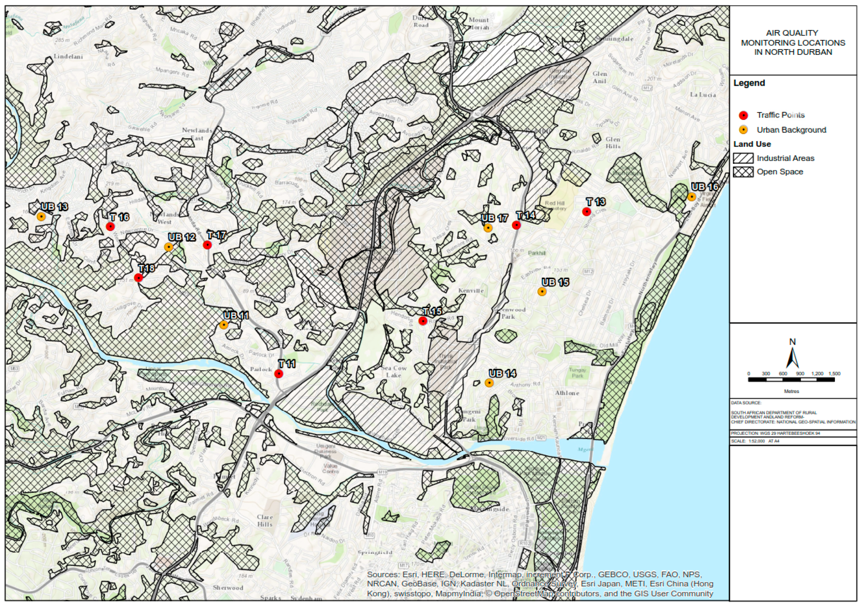 Ijerph Free Full Text Harbor And Intra City Drivers Of Air Pollution Findings From A Land Use Regression Model Durban South Africa Html