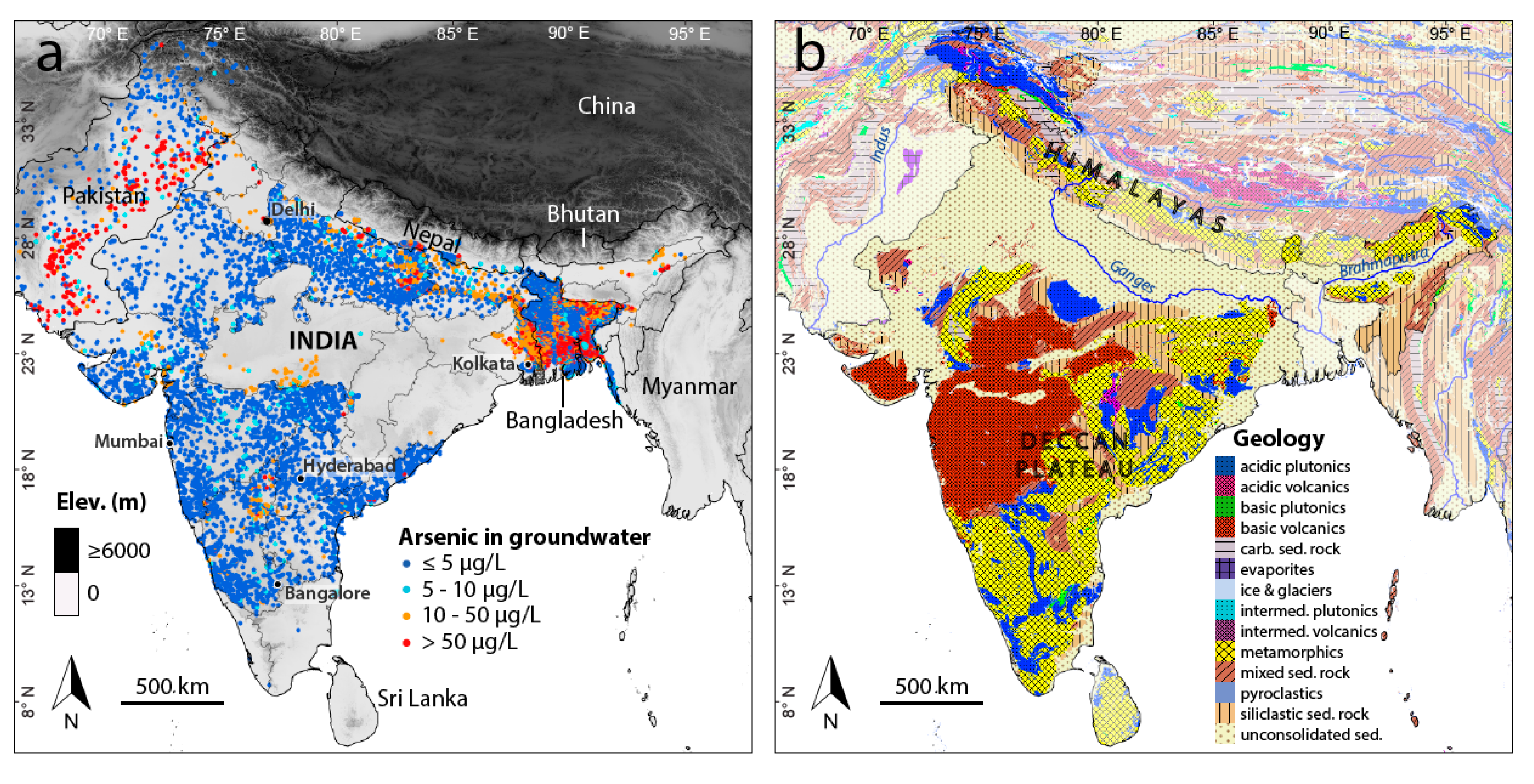 Ijerph Free Full Text Groundwater Arsenic Distribution In India By Machine Learning Geospatial Modeling