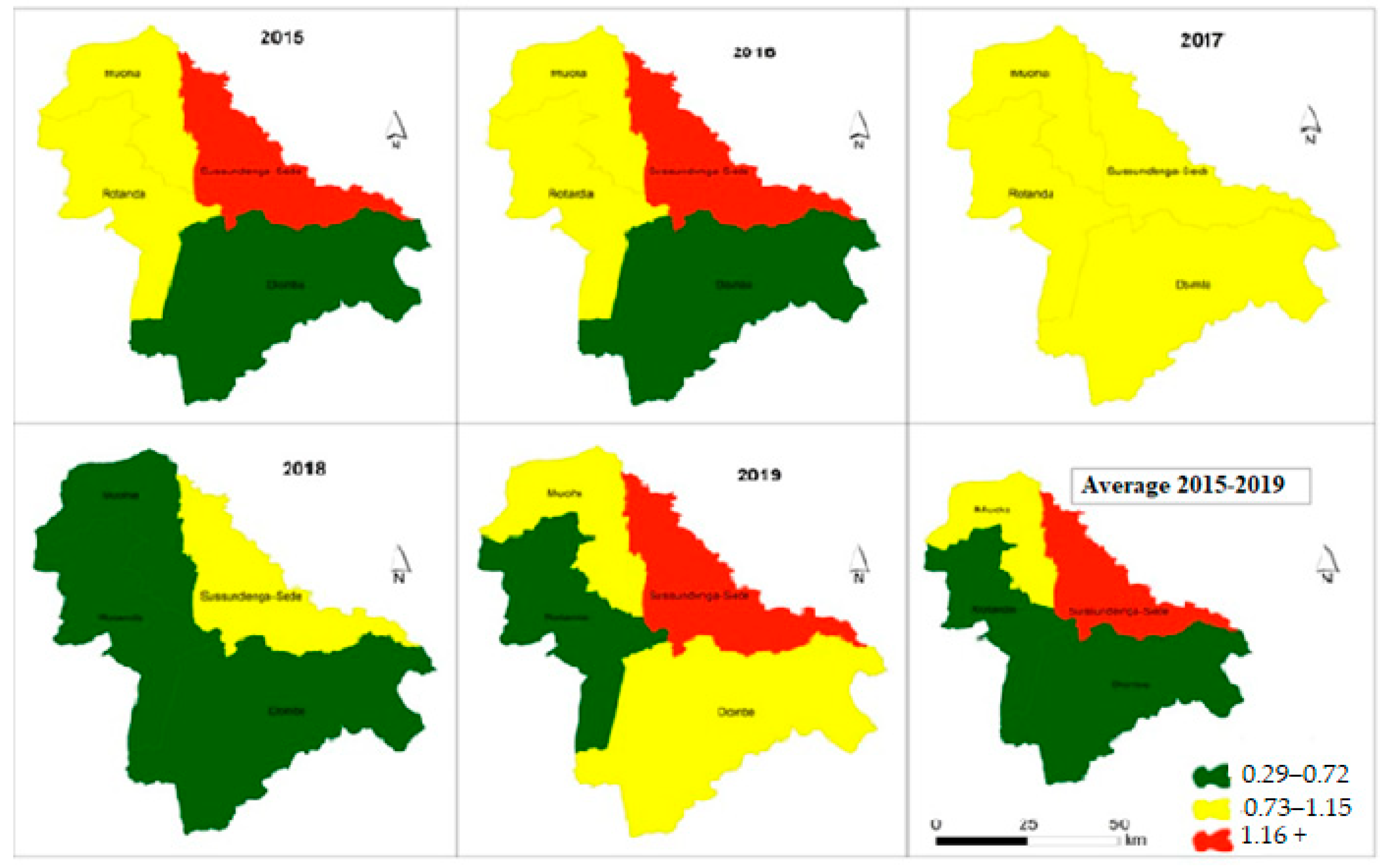 IJERPH | Free Full-Text | Malaria Temporal Variation and Modelling Using  Time-Series in Sussundenga District, Mozambique