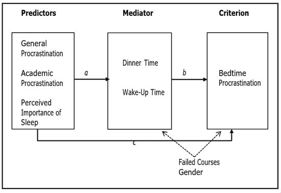 IJERPH | Free Full-Text | The Mediator Role of Routines on the Relationship  between General Procrastination, Academic Procrastination and Perceived  Importance of Sleep and Bedtime Procrastination | HTML