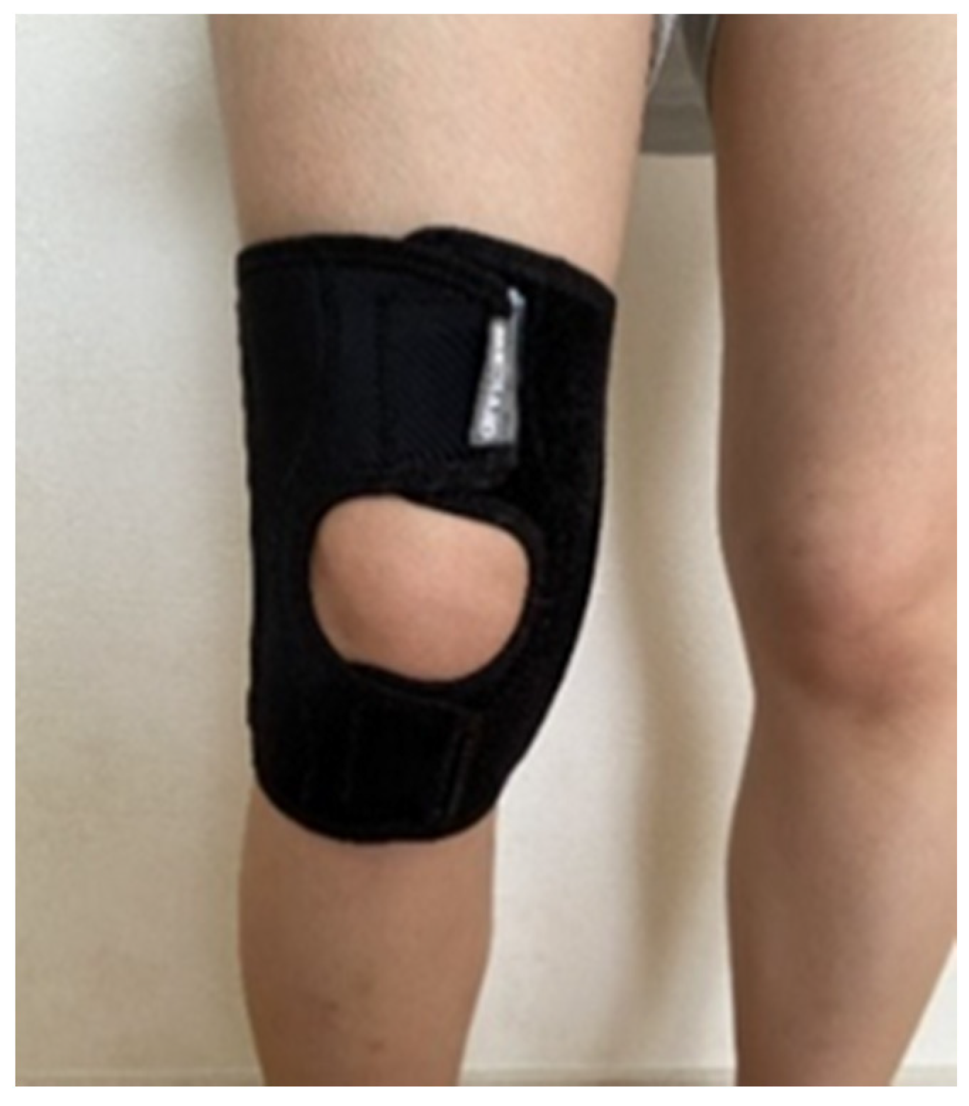Neoprene Pull On Patella Knee Sleeve with Positive Control Distal