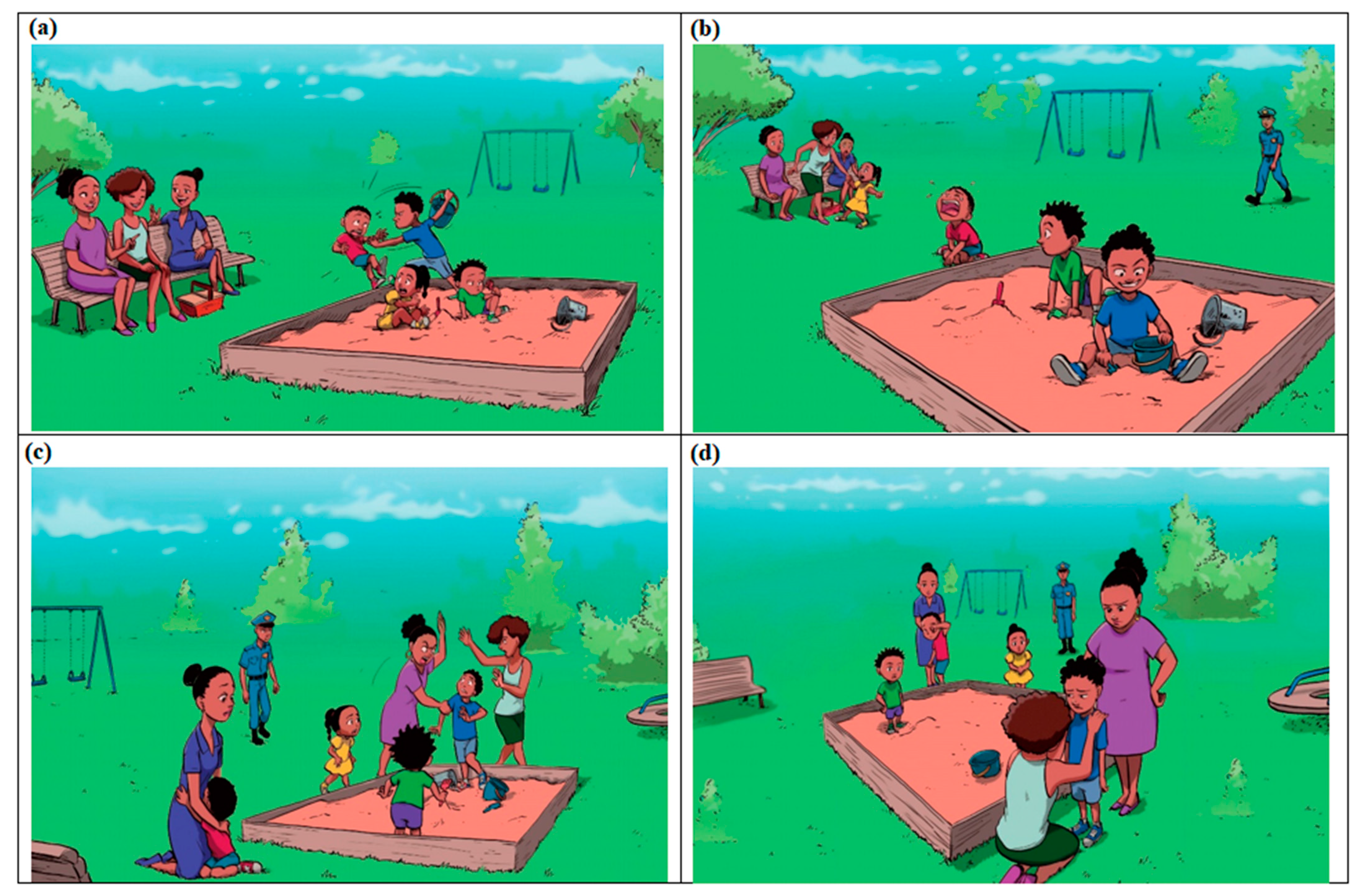 rearing children in a polluted environment clipart