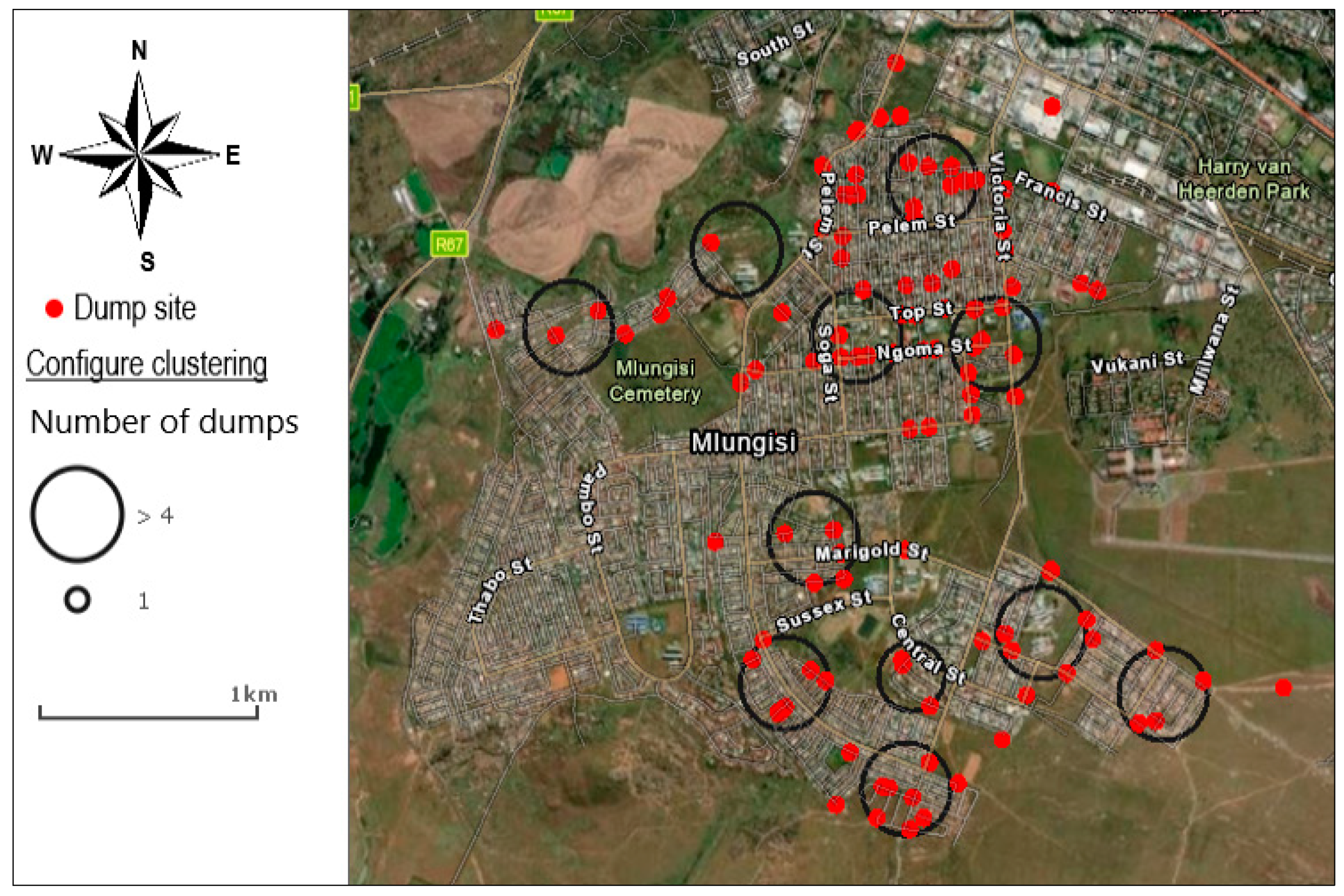 Political Location Map of BENONI