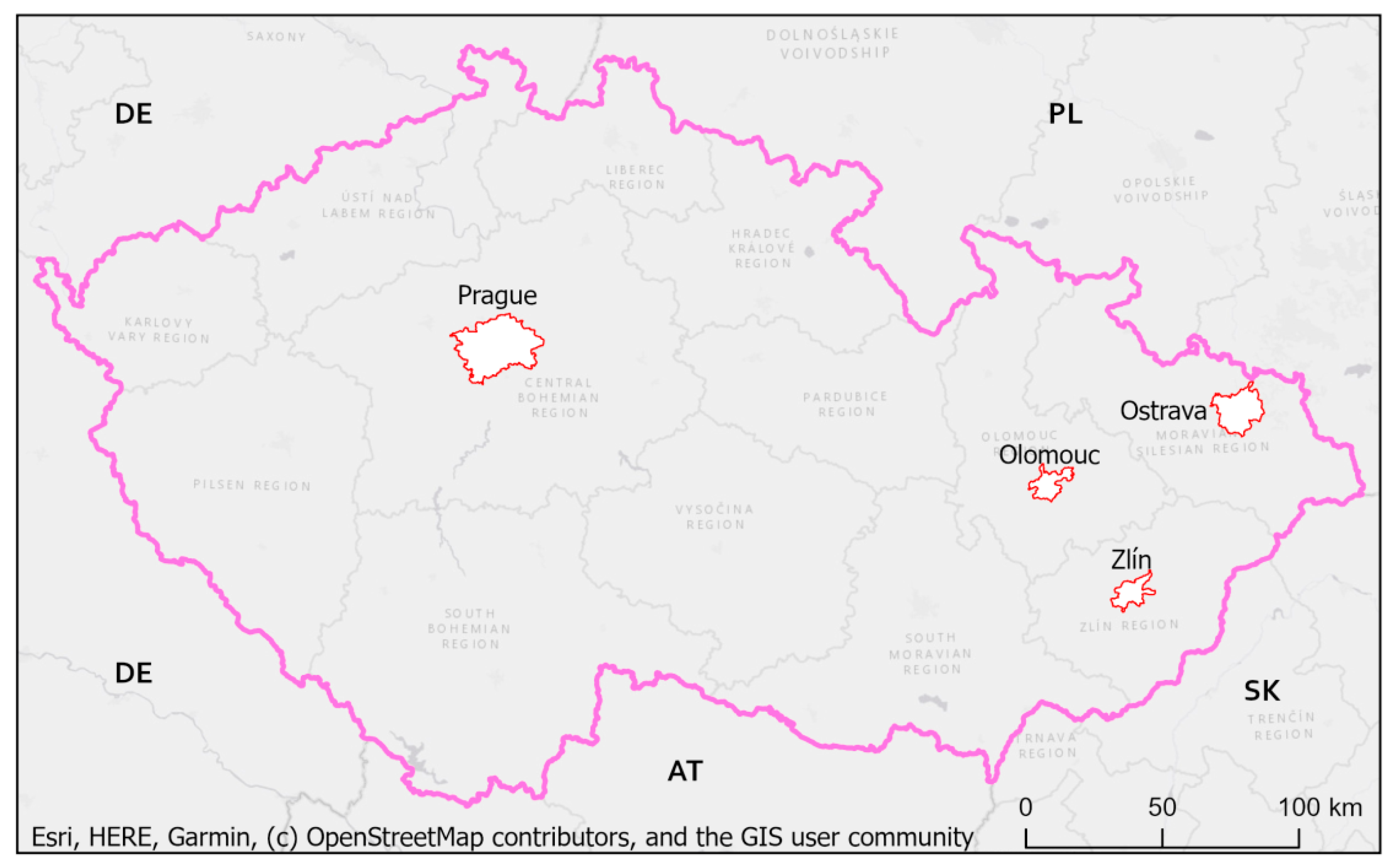 IJGI | Free Full-Text | Sustainable Spatial and Temporal Development of  Land Prices: A Case Study of Czech Cities | HTML