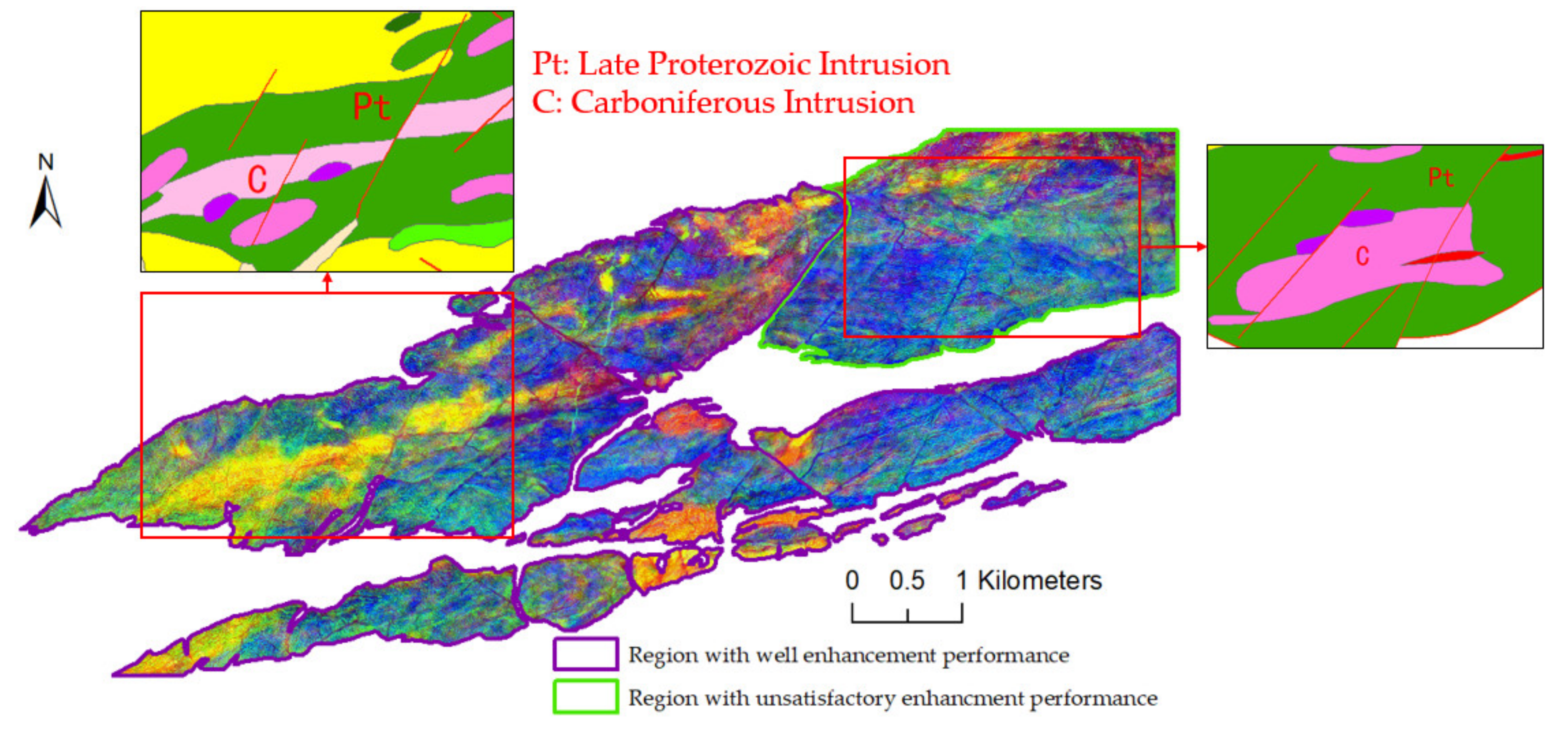 Ijgi Free Full Text Mapping Of Intrusive Complex On A Small Scale Using Multi Source Remote Sensing Images Html