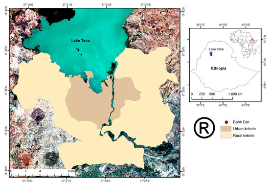 Map Of Bahir Dar City Ijgi | Free Full-Text | Monitoring Of Urban Growth Patterns In Rapidly  Growing Bahir Dar City Of Northwest Ethiopia With 30 Year Landsat Imagery  Record