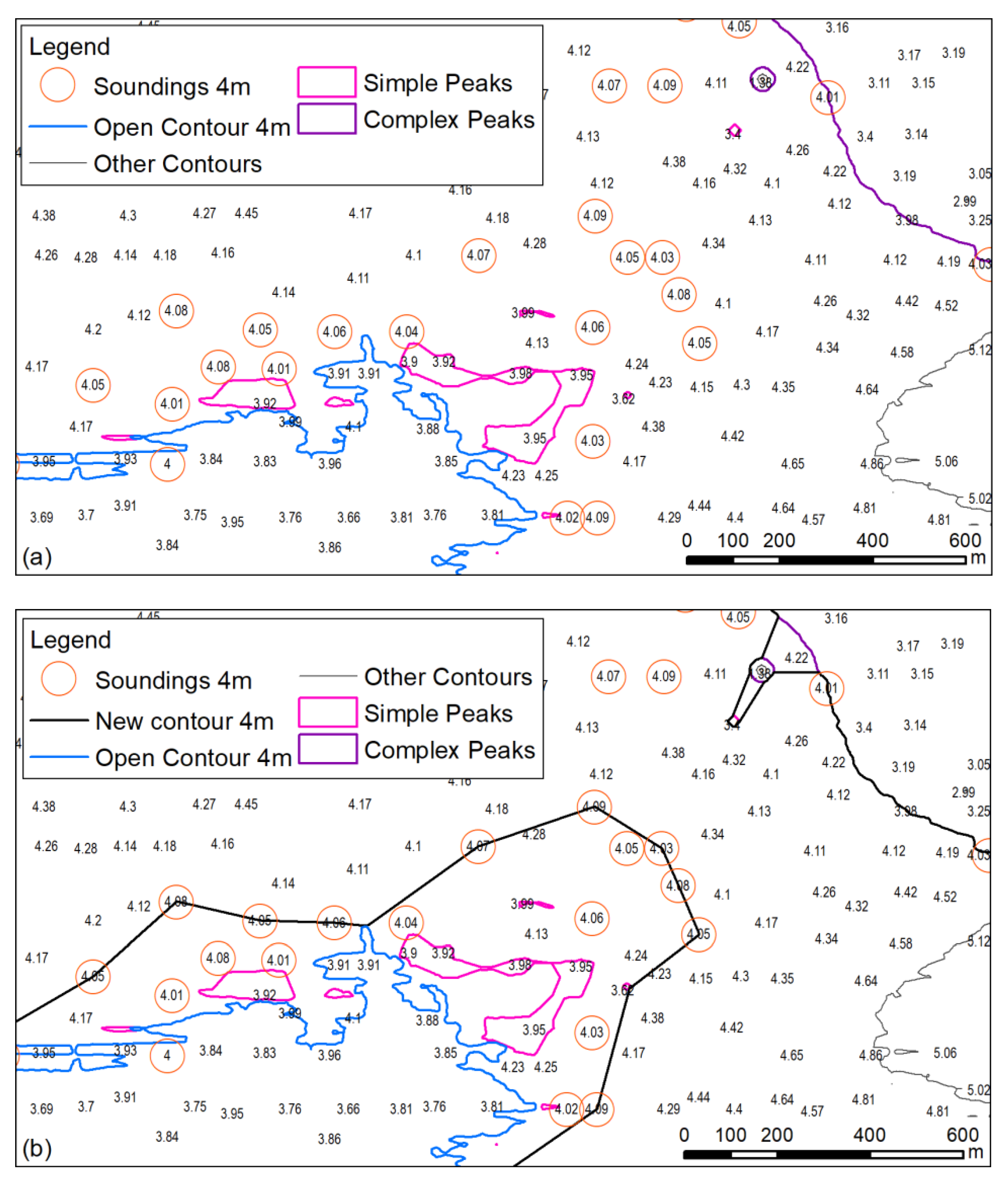 IJGI Free FullText Depth Contours and Coastline Generalization for