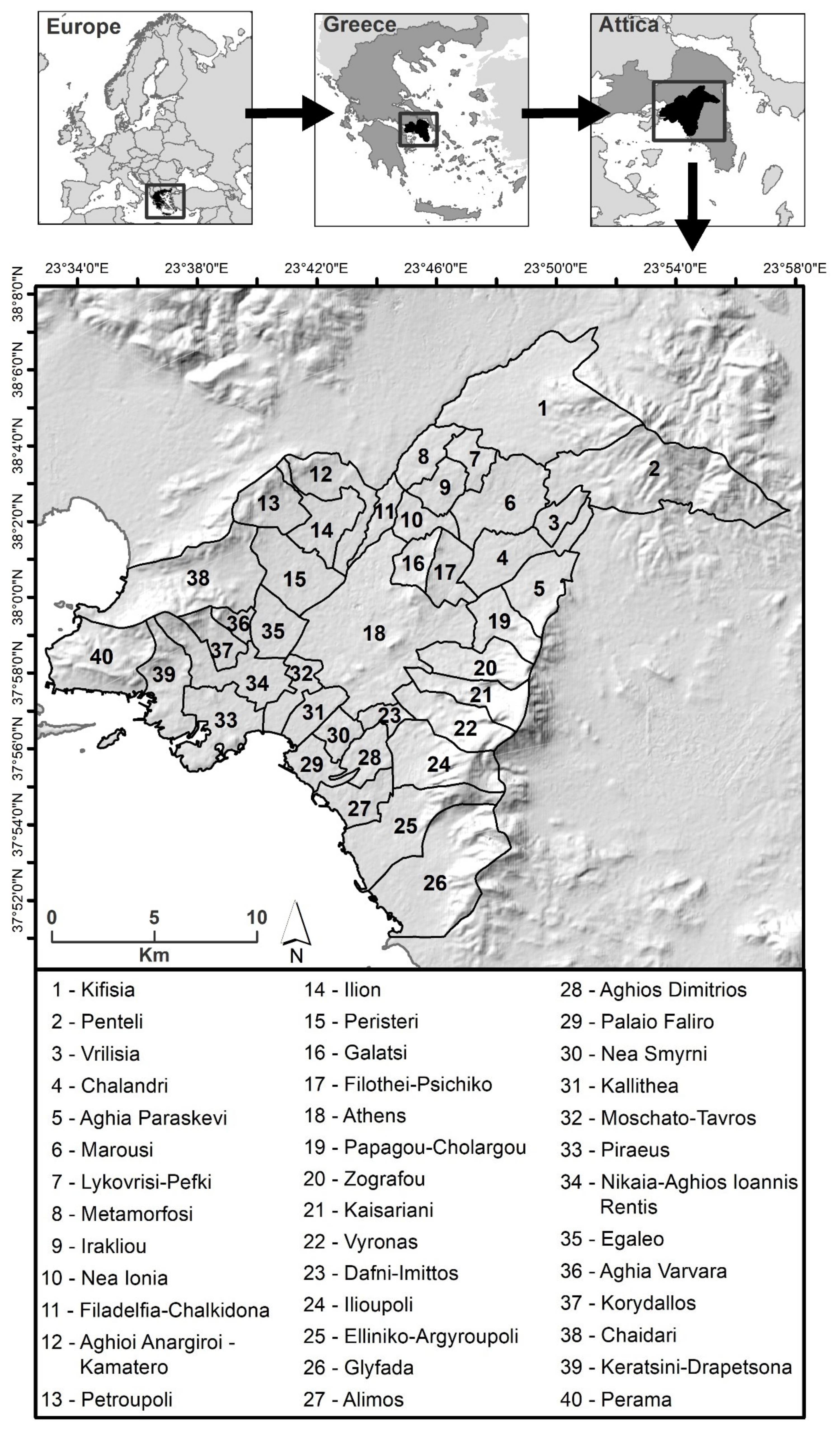 IJGI | Free Full-Text | Urban Quality of Life: Spatial Modeling and  Indexing in Athens Metropolitan Area, Greece