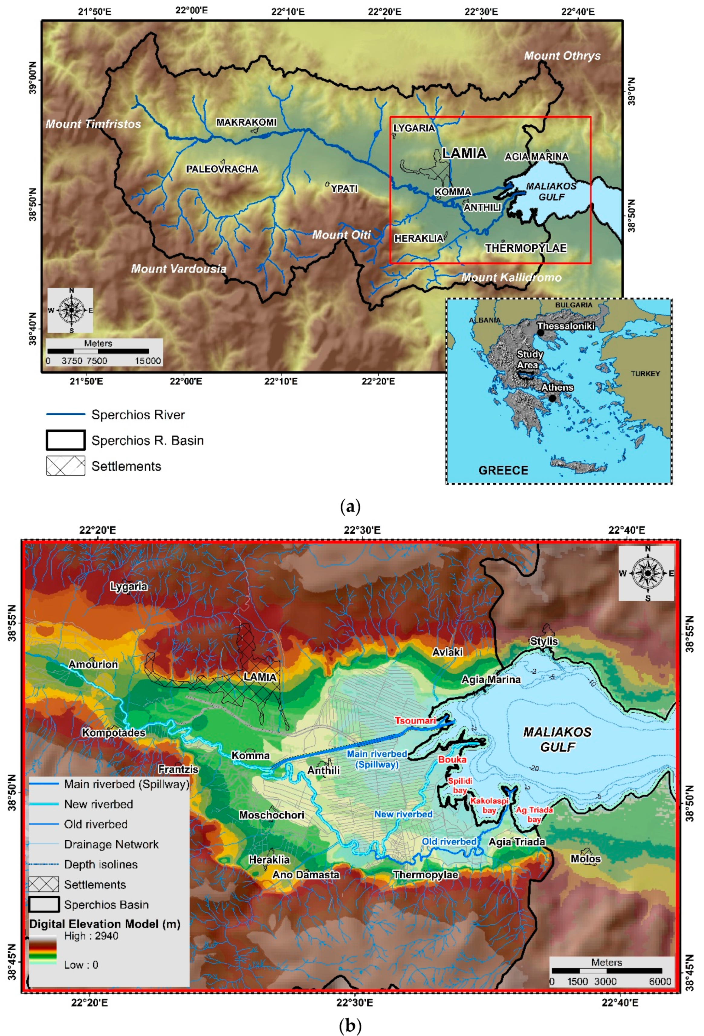 IJGI | Free Full-Text | Long and Short-Term Coastal Changes Assessment  Using Earth Observation Data and GIS Analysis: The Case of Sperchios River  Delta