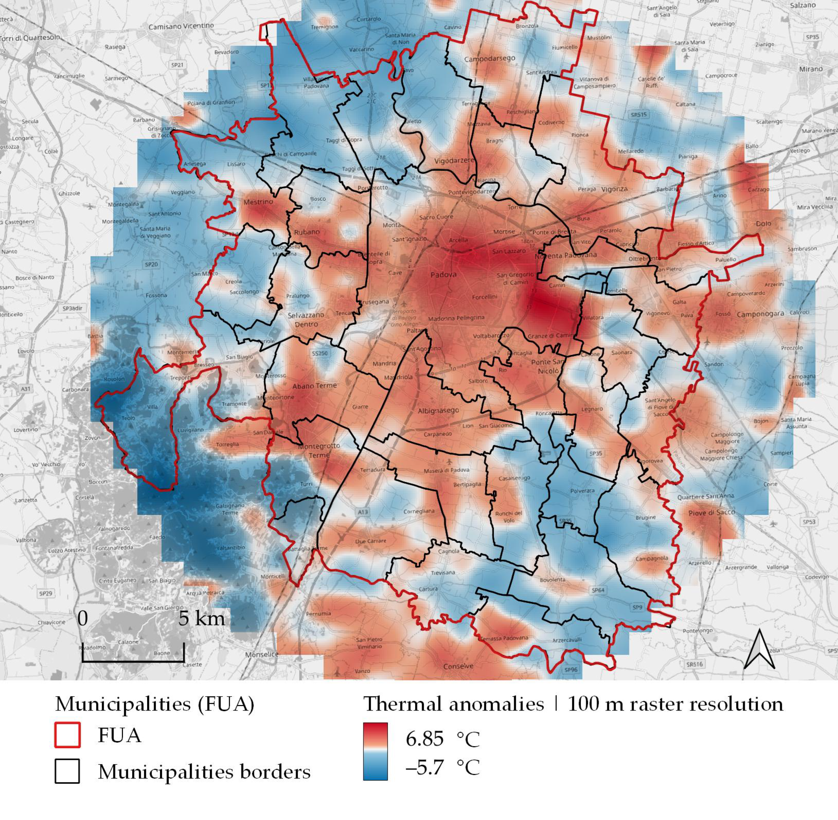 Ondate ed isole di calore urbane a Padova: una questione di giustizia  climatica (e di diritto alla città) – Master GIS