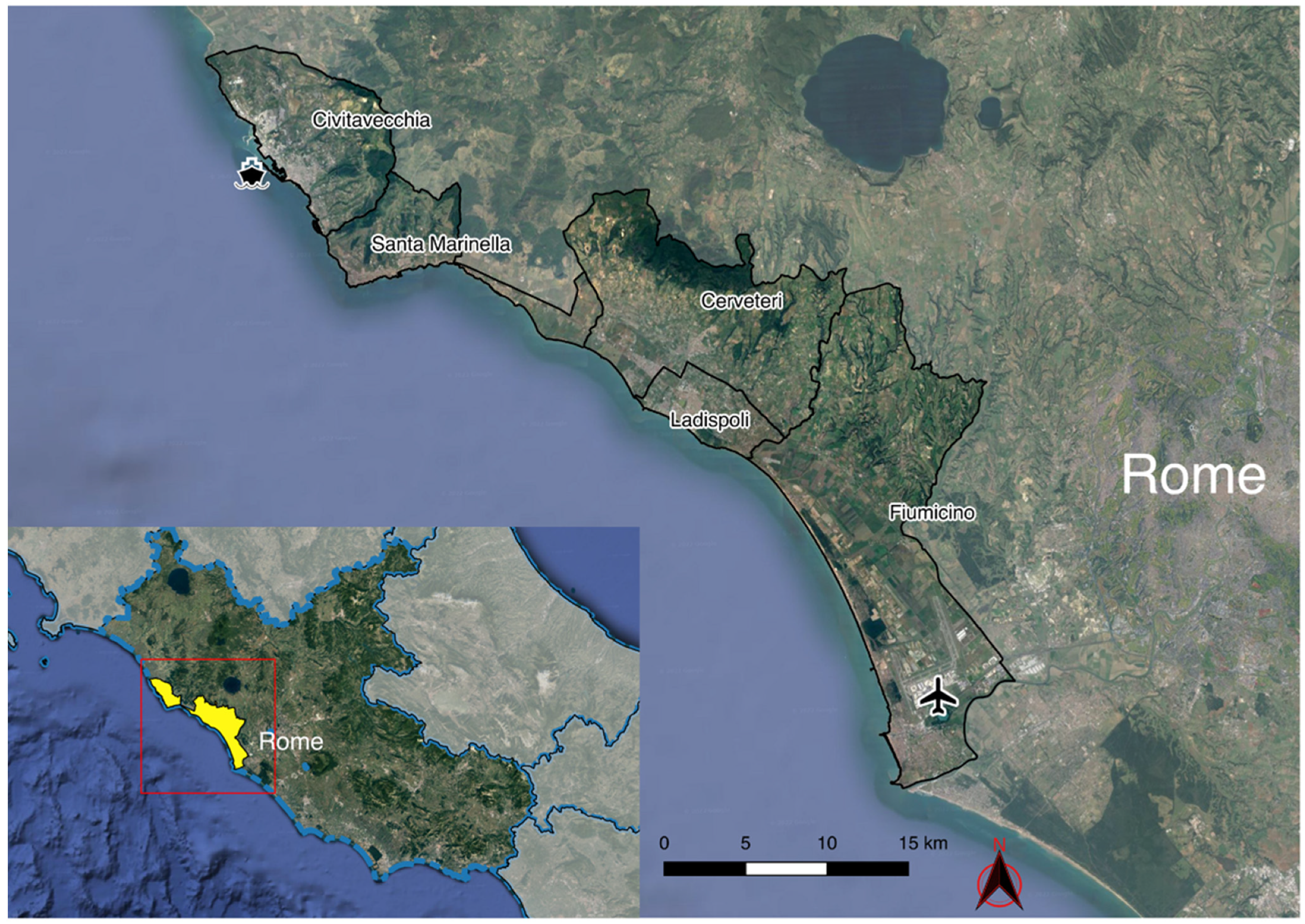 IJGI | Free Full-Text | Analysis of the Spatiotemporal Urban Expansion of  the Rome Coastline through GEE and RF Algorithm, Using Landsat Imagery