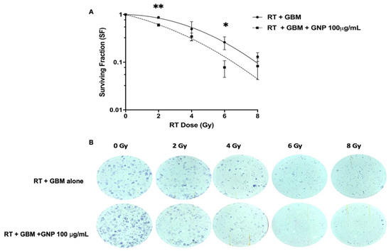 Ijms Free Full Text Megavoltage Radiosensitization Of Gold Nanoparticles On A Glioblastoma Cancer Cell Line Using A Clinical Platform Html