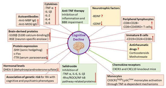 IJMS | Free Full-Text | Cognitive Decline In Rheumatoid Arthritis ...