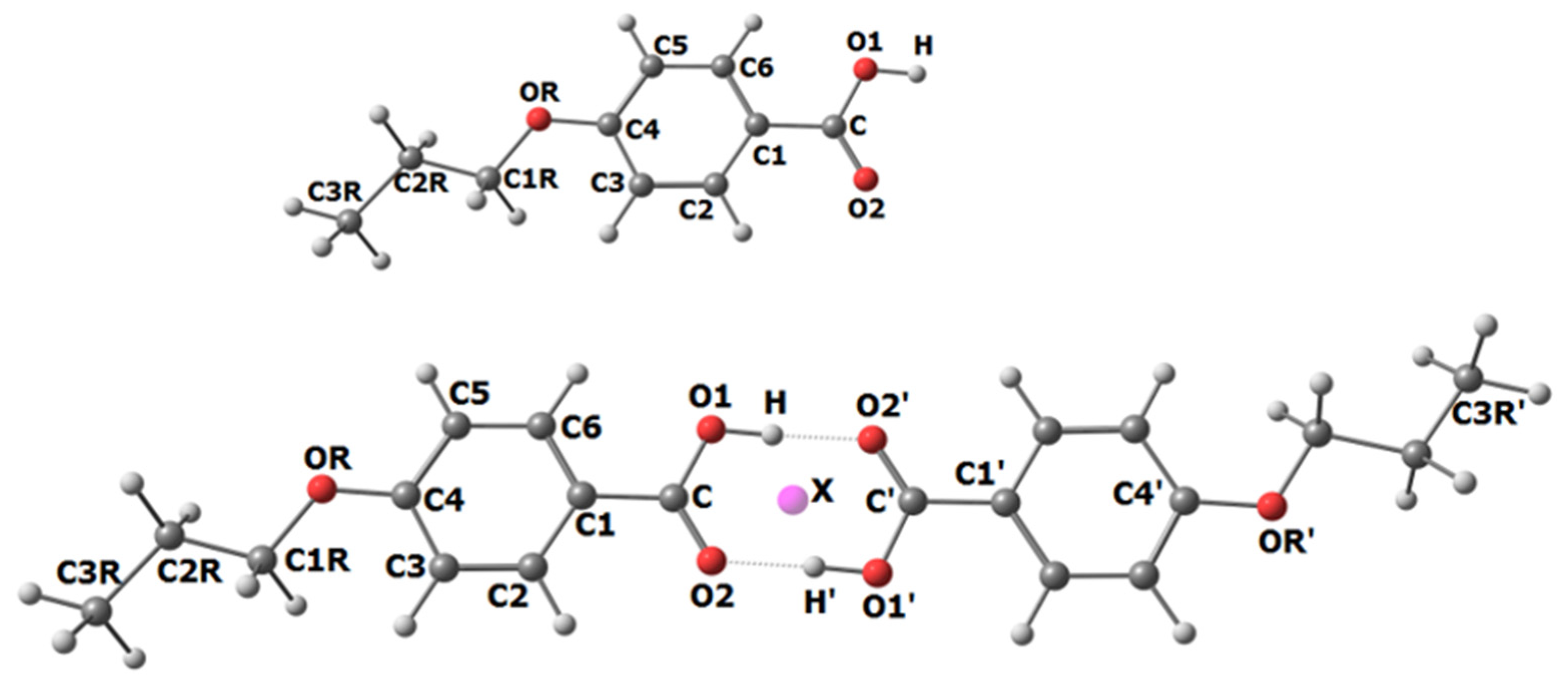 IJMS | Free Full-Text | Cyclic Dimers of 4-n-Propyloxybenzoic Acid with ...