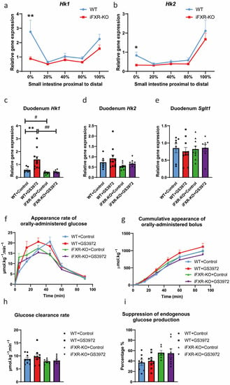 Ijms Free Full Text Intestinal Farnesoid X Receptor Modulates