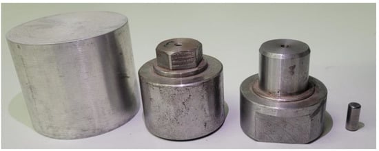 CYLINDER METAL CONTAINER METALWARE MOLD/PRESS OR ELSE MARKED B