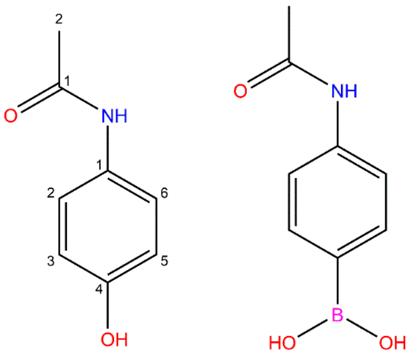 Acetaminophen Chemical Structure