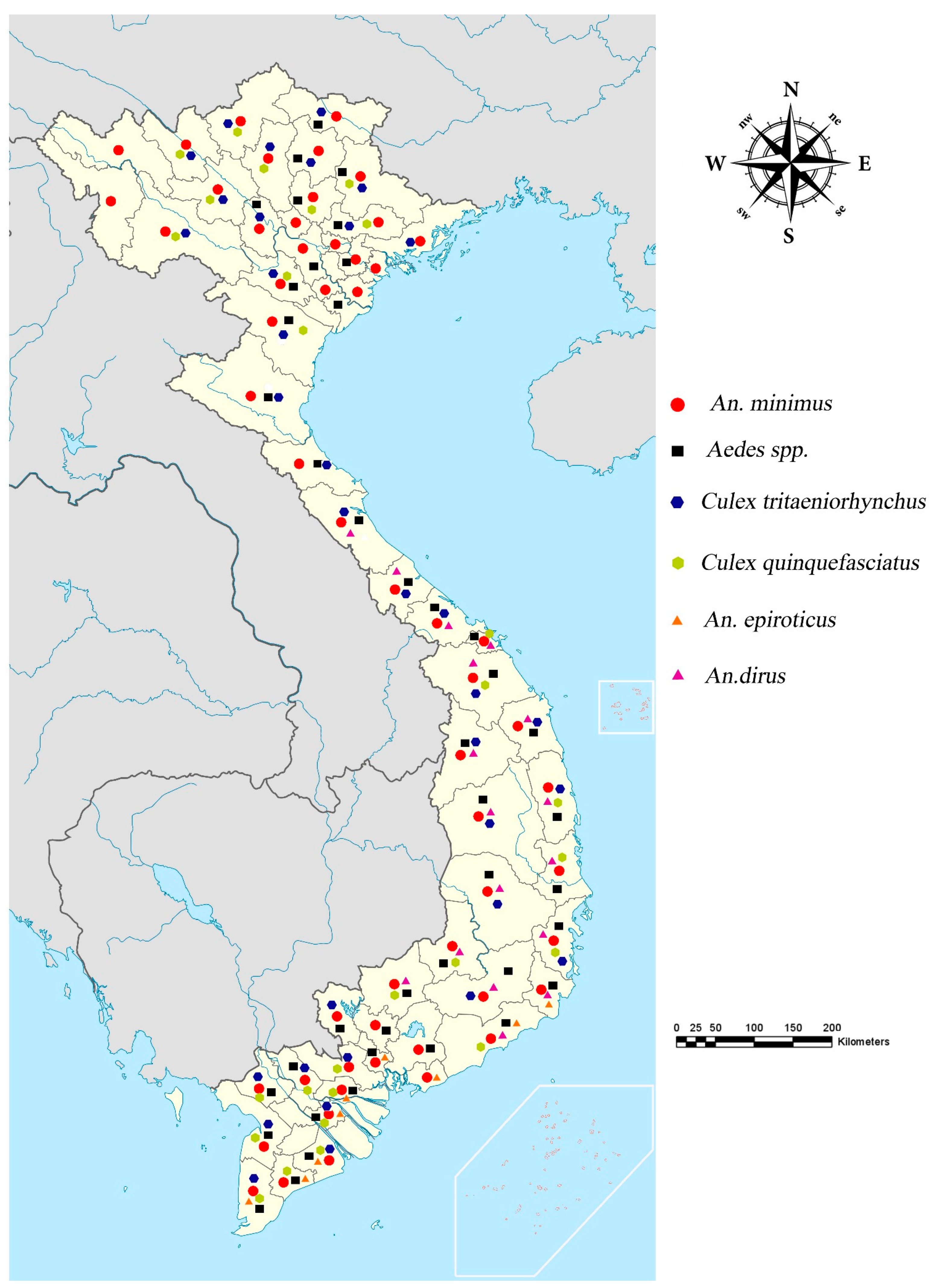 Insects | Free Full-Text | Mosquitoes and Mosquito-Borne Diseases in Vietnam