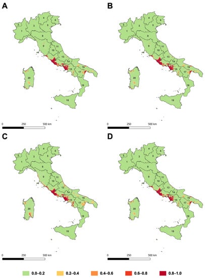 Insects | Free Full-Text | Using Species Distribution Models (SDMs) to  Estimate the Suitability of European Mediterranean Non-Native Area for the  Establishment of Toumeyella Parvicornis (Hemiptera: Coccidae)