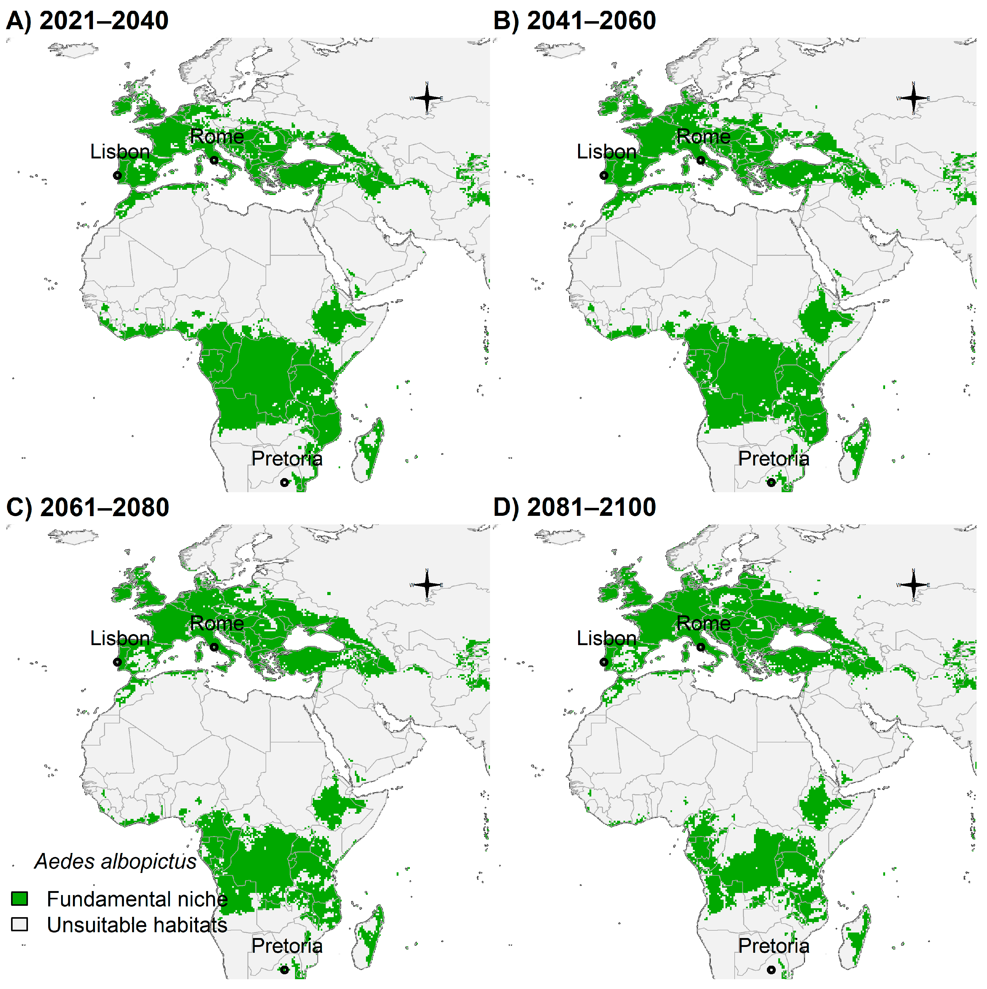 Insects Free Full Text Global Distribution Of Aedes Aegypti And Aedes Albopictus In A